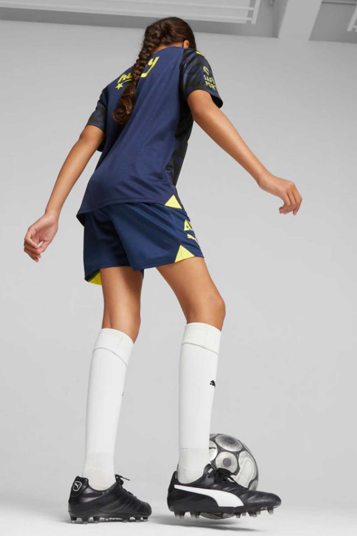 Puma Fenerbahçe S.K. Çocuk Tişört 77201520 Mavi