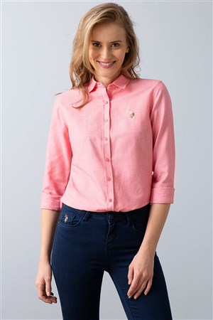 U.S. Polo Assn. Woxcolor Kadın Slim Fit Gömlek 772190
