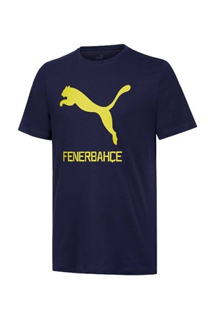 Puma Fenerbahçe S.K. Cat Unisex Tişört 77313601 Lacivert