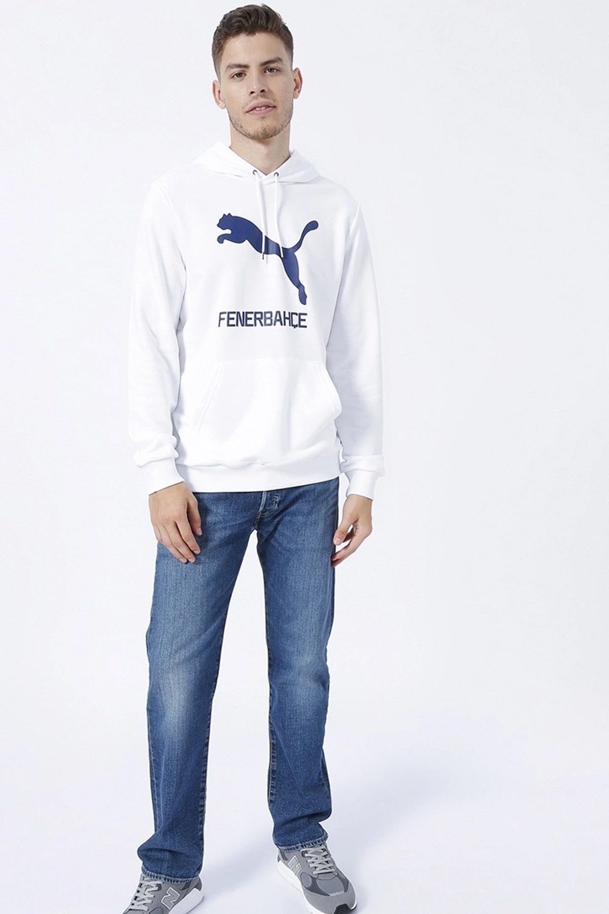 Puma Fenerbahçe SK Unisex Sweatshirt 77313902 Beyaz