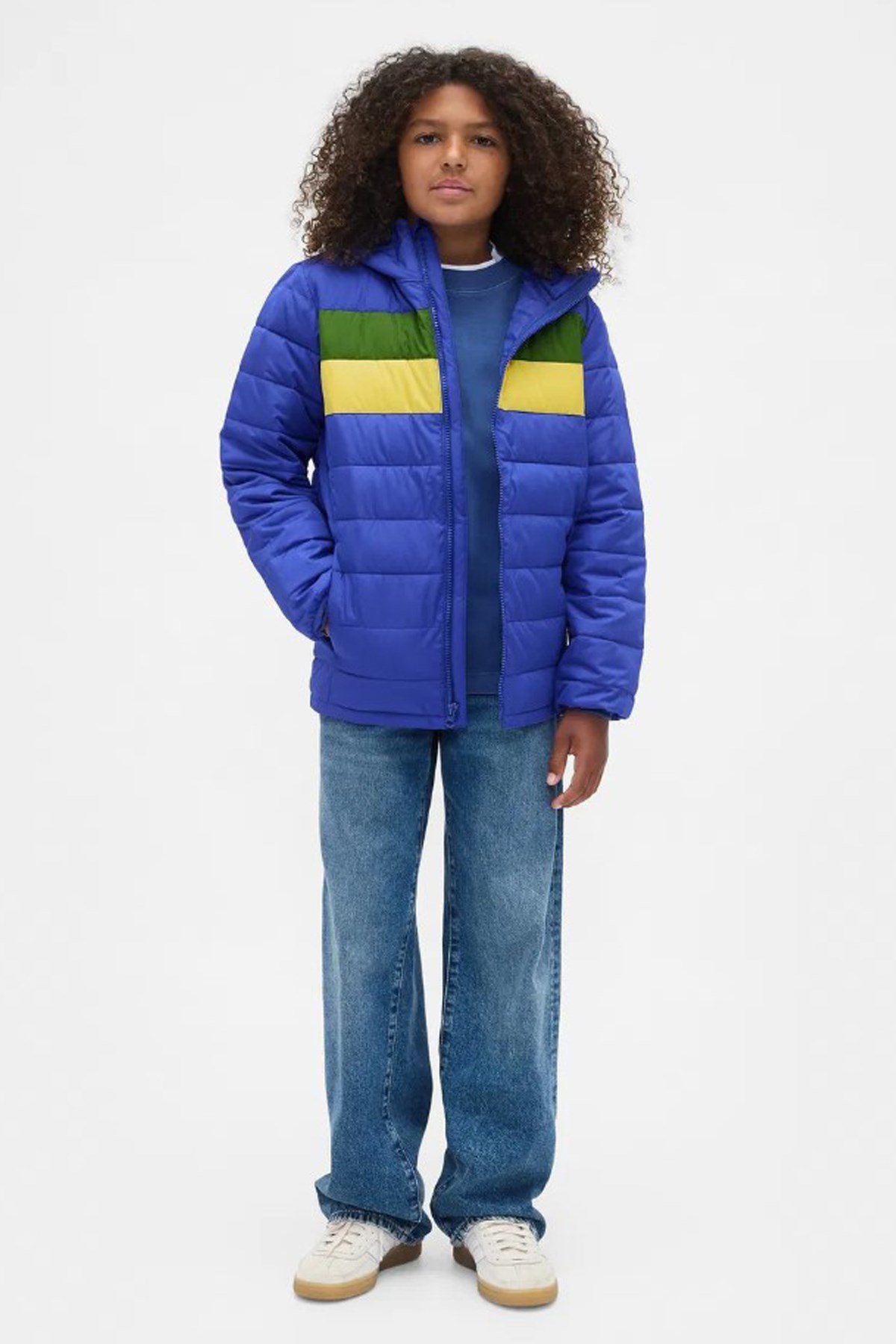 Gap V-Frch Logo Çocuk Mont 790002001 Yeşil
