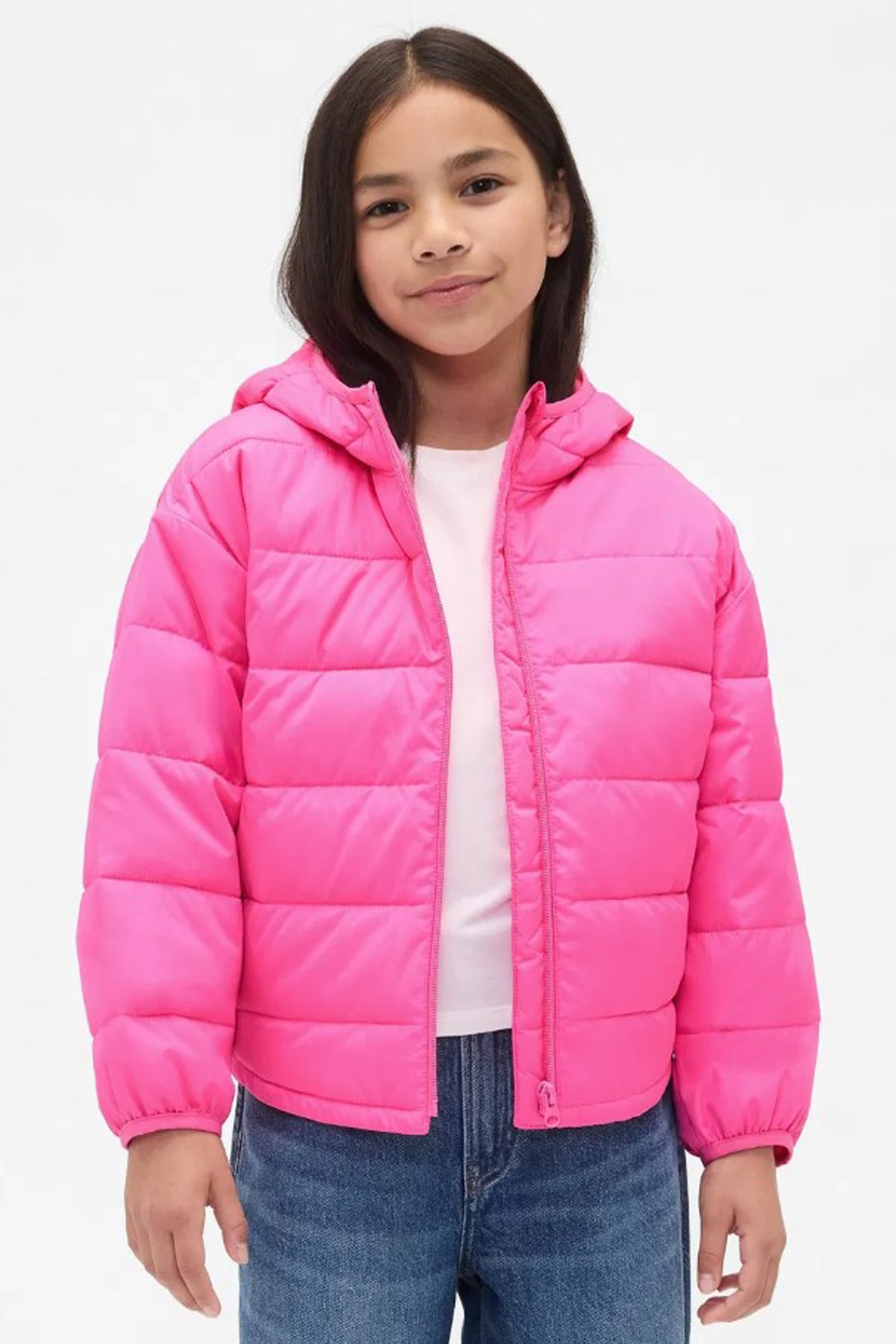 Gap V-Frch Logo Çocuk Mont 790017000 Pembe