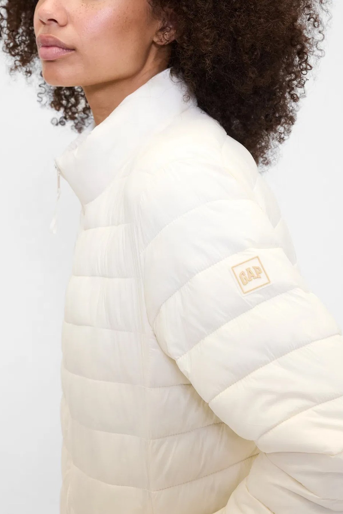 Gap V-Frch Logo Kadın Mont 791284001 Bej