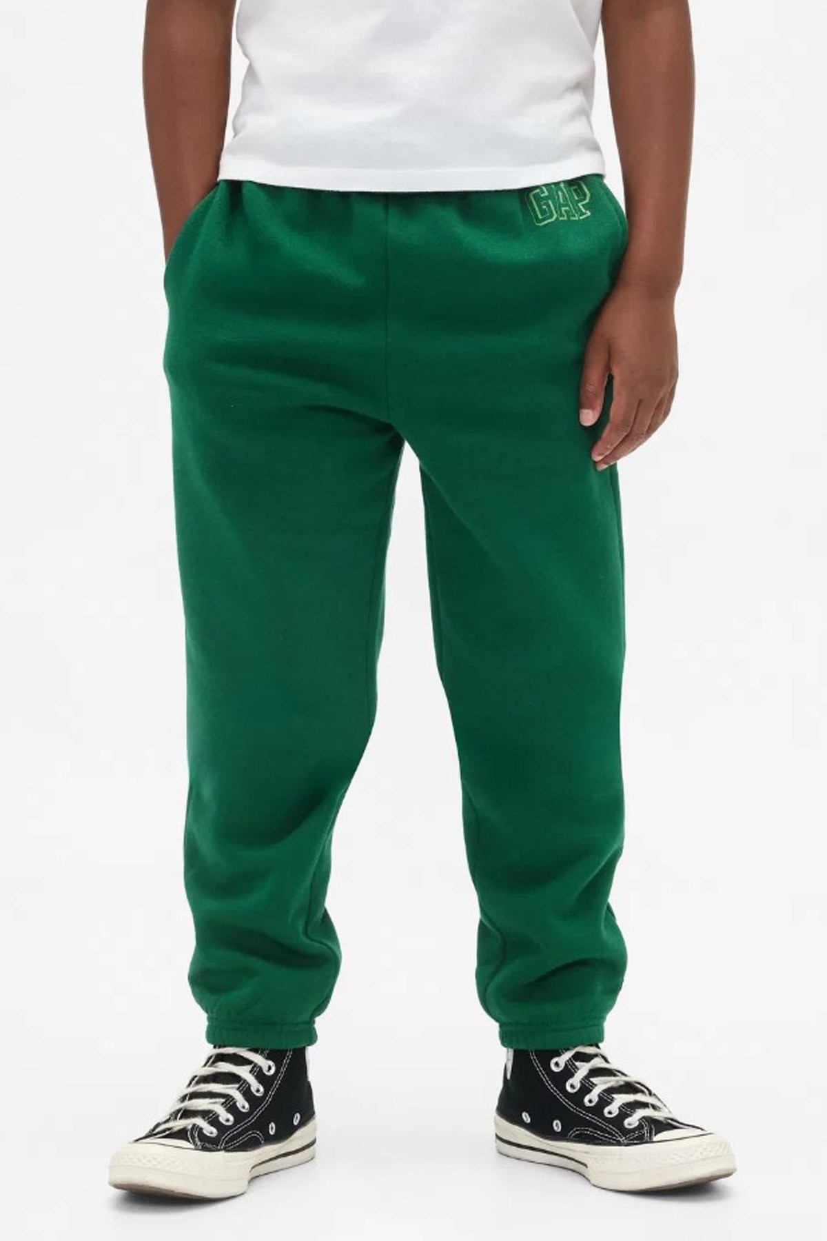 Gap V-Frch Logo Çocuk Eşofman Altı 795091001 Yeşil