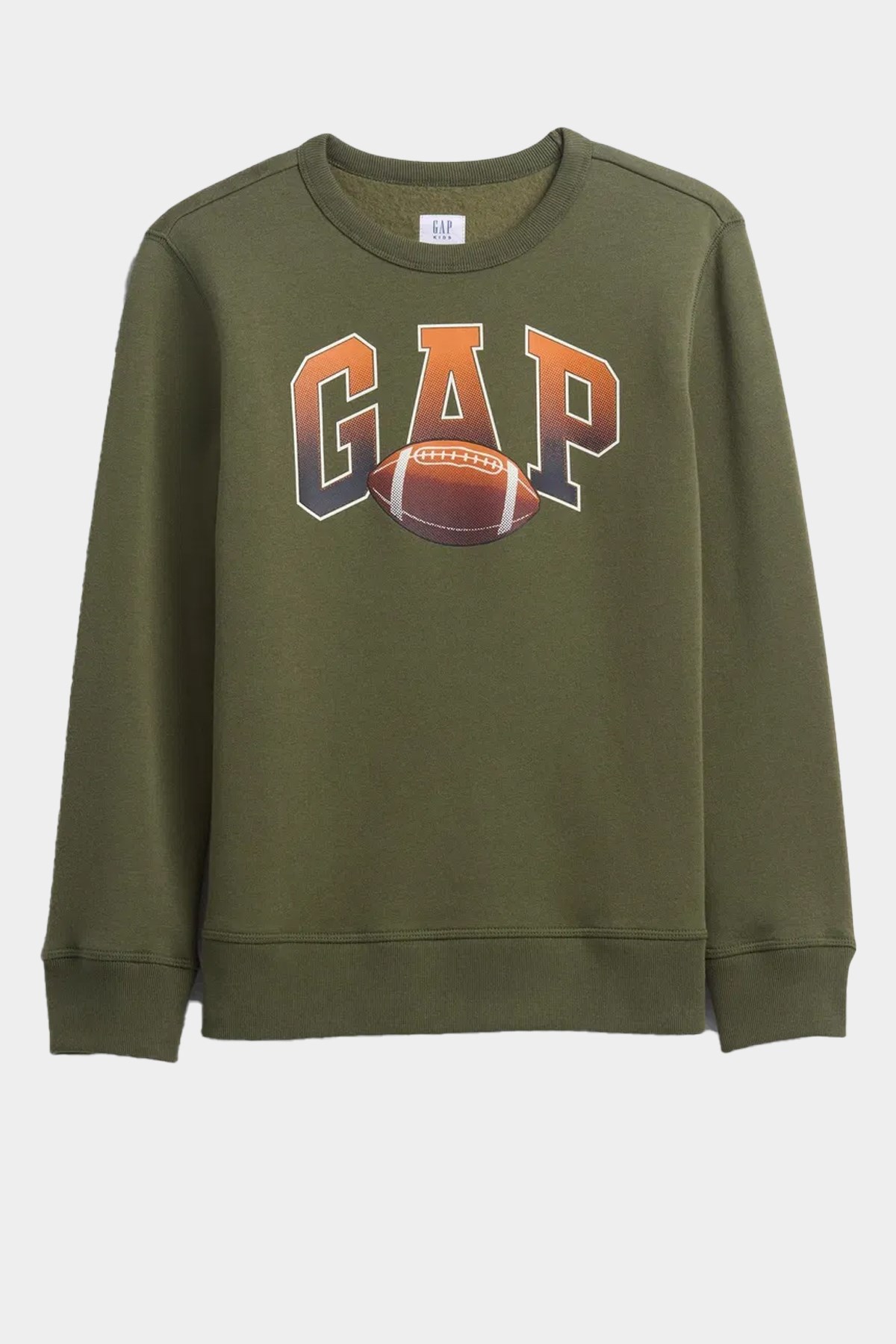 Gap V-Fa Logo Çocuk Sweatshirt 795118002 Haki