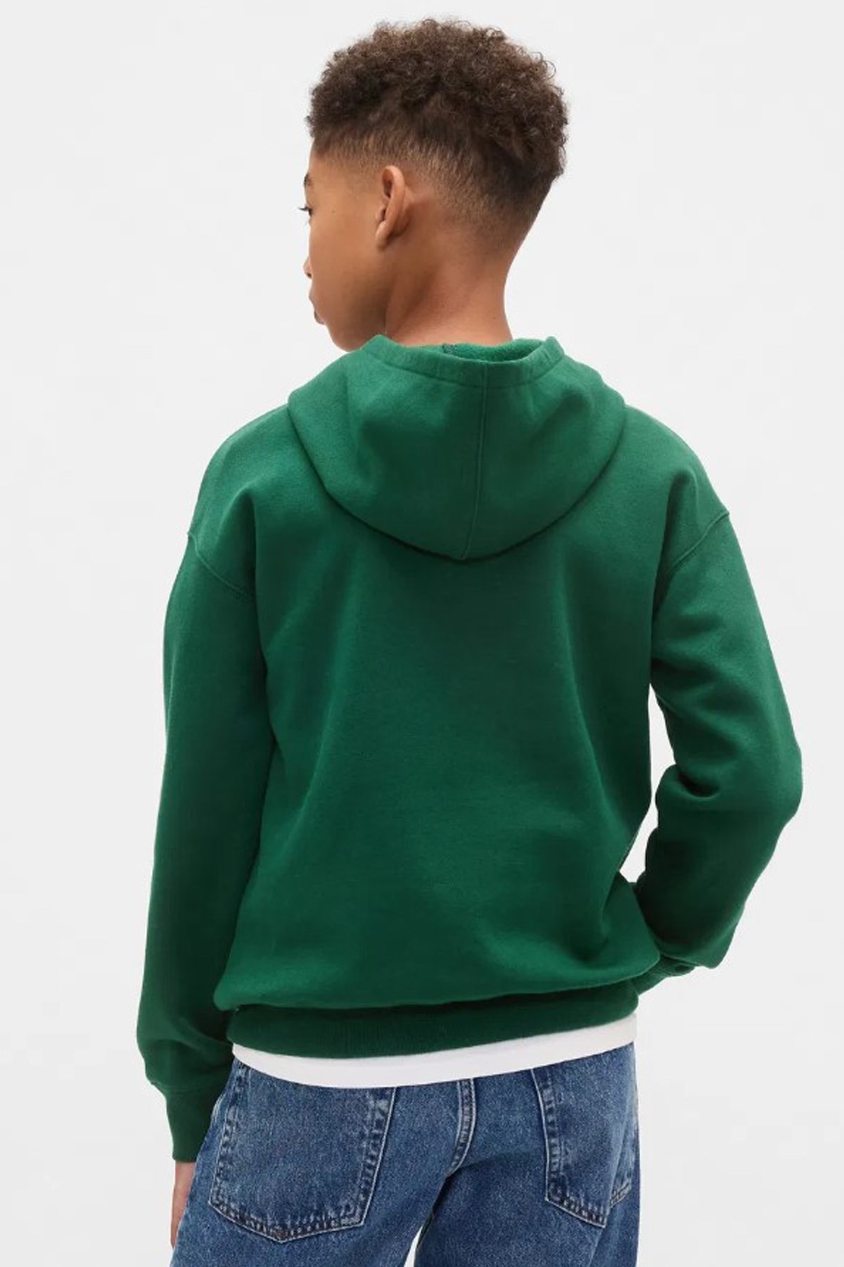 Gap V-Frch Logo Çocuk Sweatshirt 795197001 Yeşil