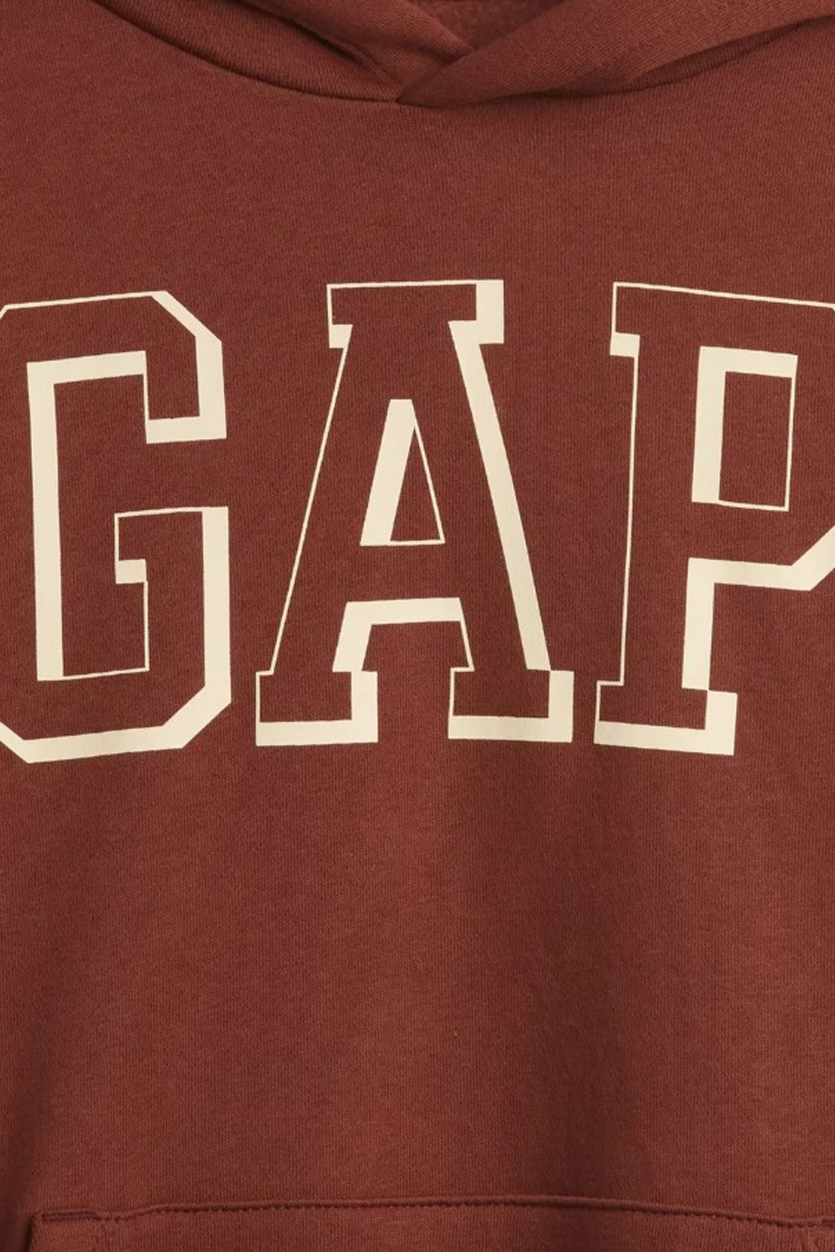 Gap V-Frch Logo Çocuk Sweatshirt 795197002 Kahverengi
