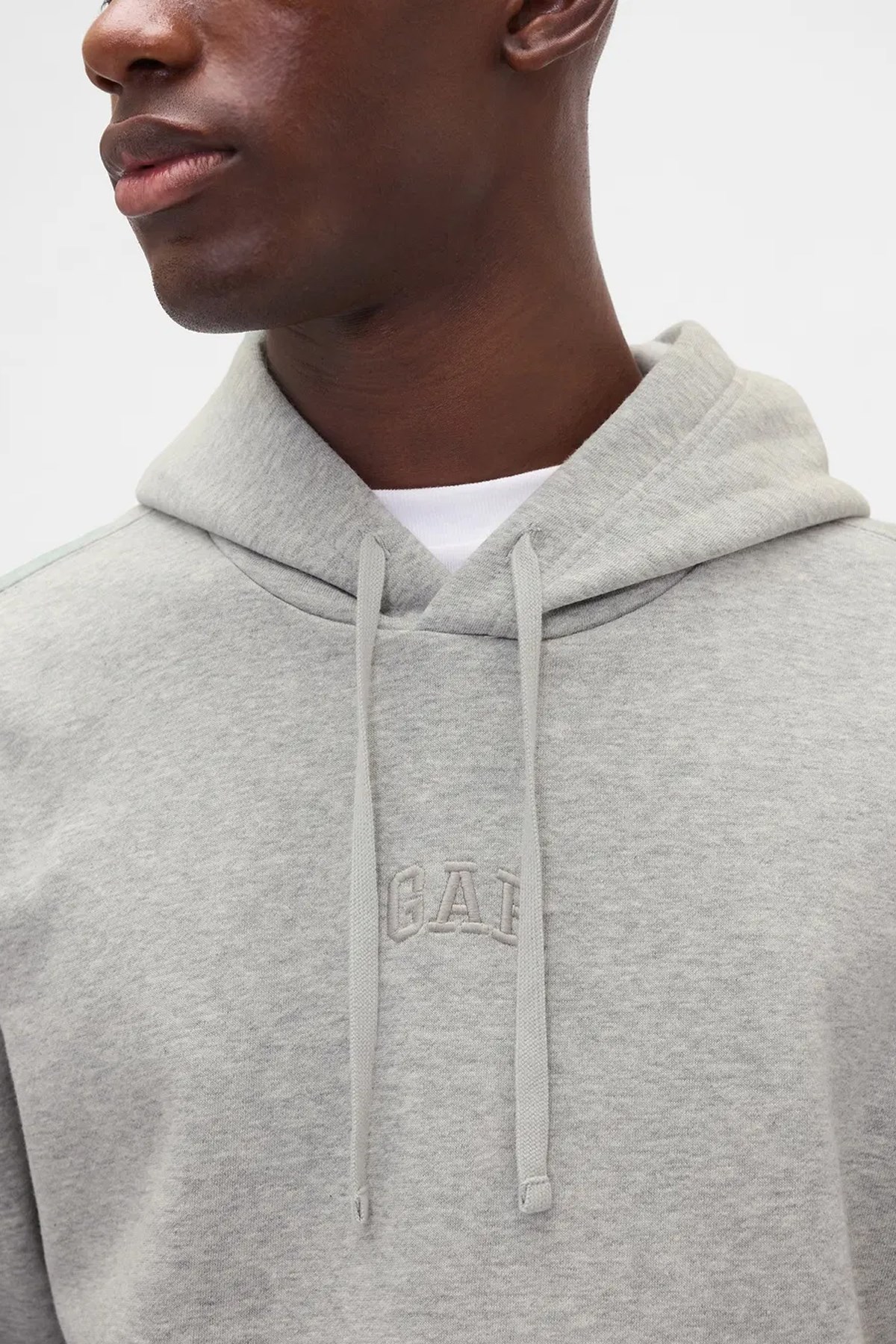 Gap V-Frch Tonal Erkek Sweatshirt 795625000 Gri