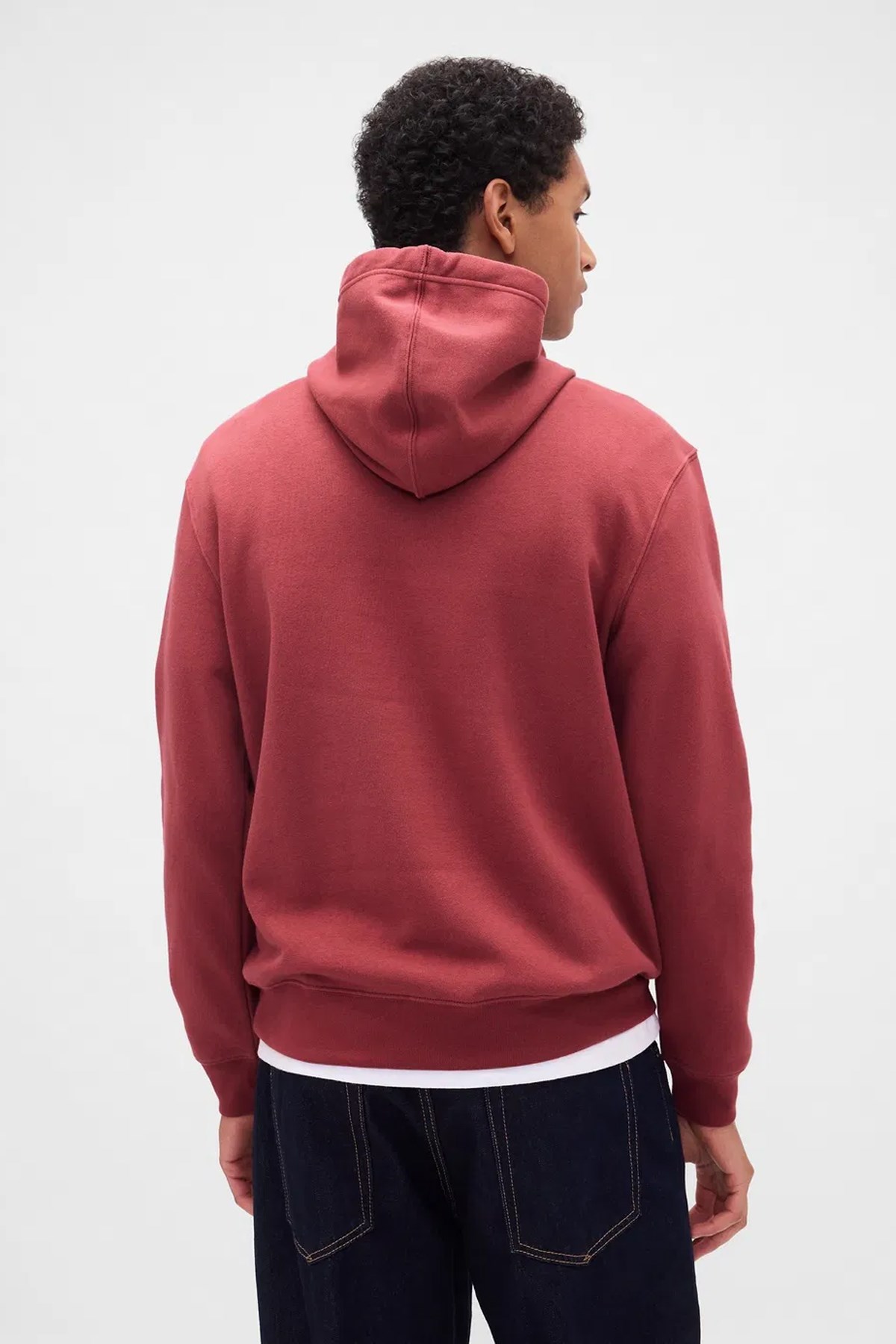 Gap V-Frch Tonal Erkek Sweatshirt 795625001 Kırmızı