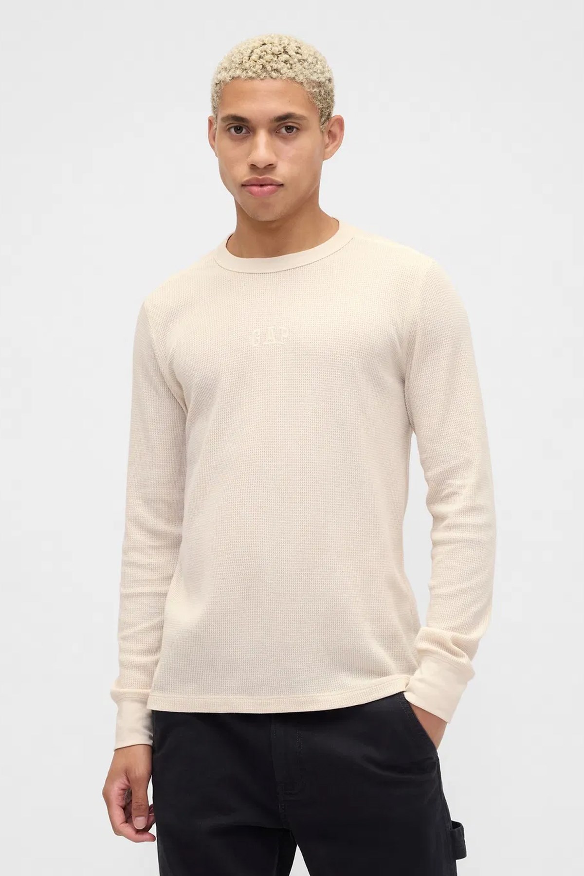 Gap V-Frch Logo Erkek Tişört 795644000 Kahverengi