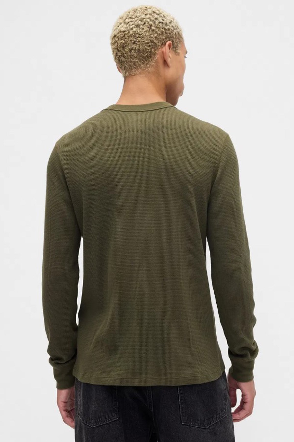 Gap V-Frch Logo Erkek Tişört 795644001 Haki