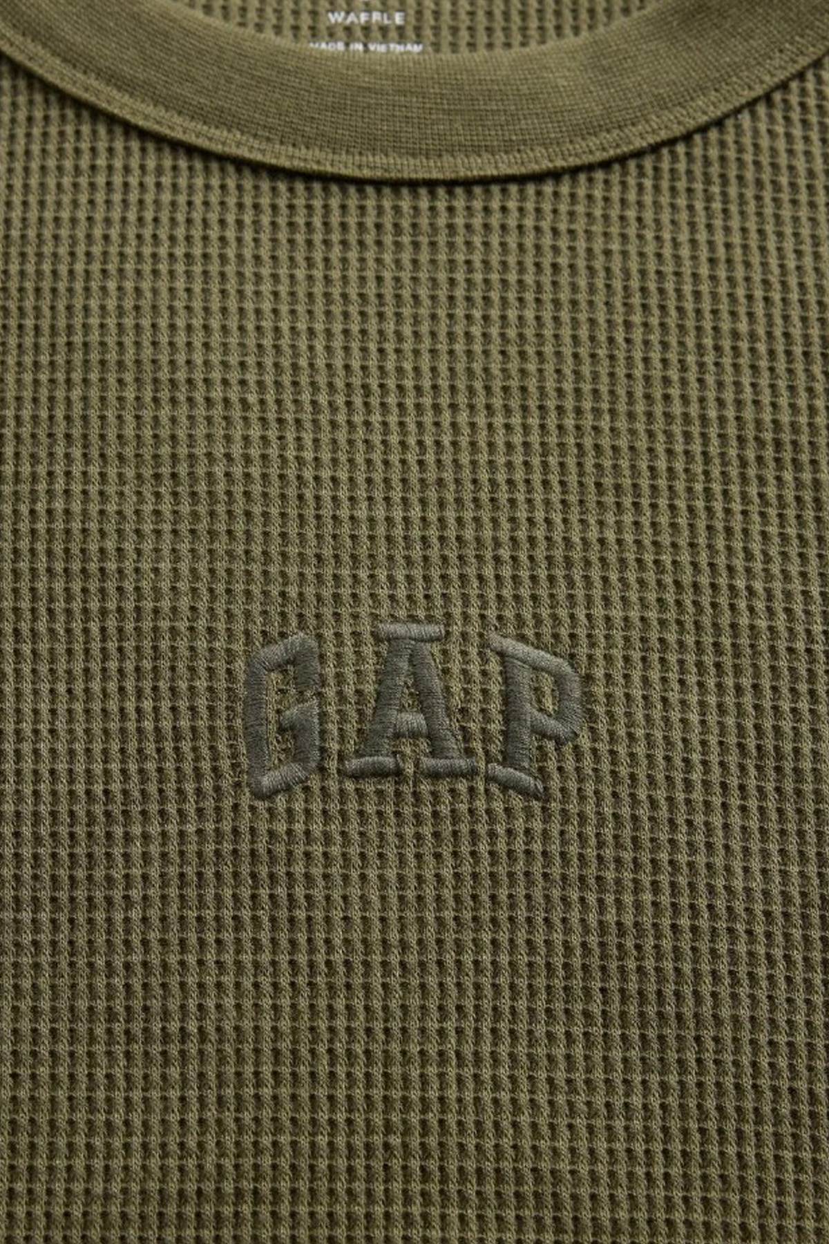 Gap V-Frch Logo Erkek Tişört 795644001 Haki