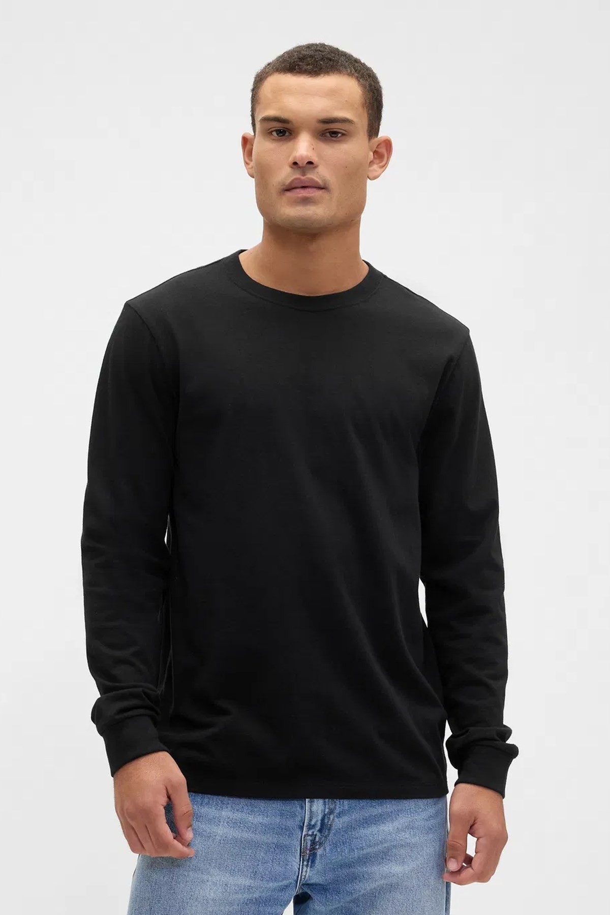 Gap V-Ls Everyday Erkek Tişört 795651002 Siyah