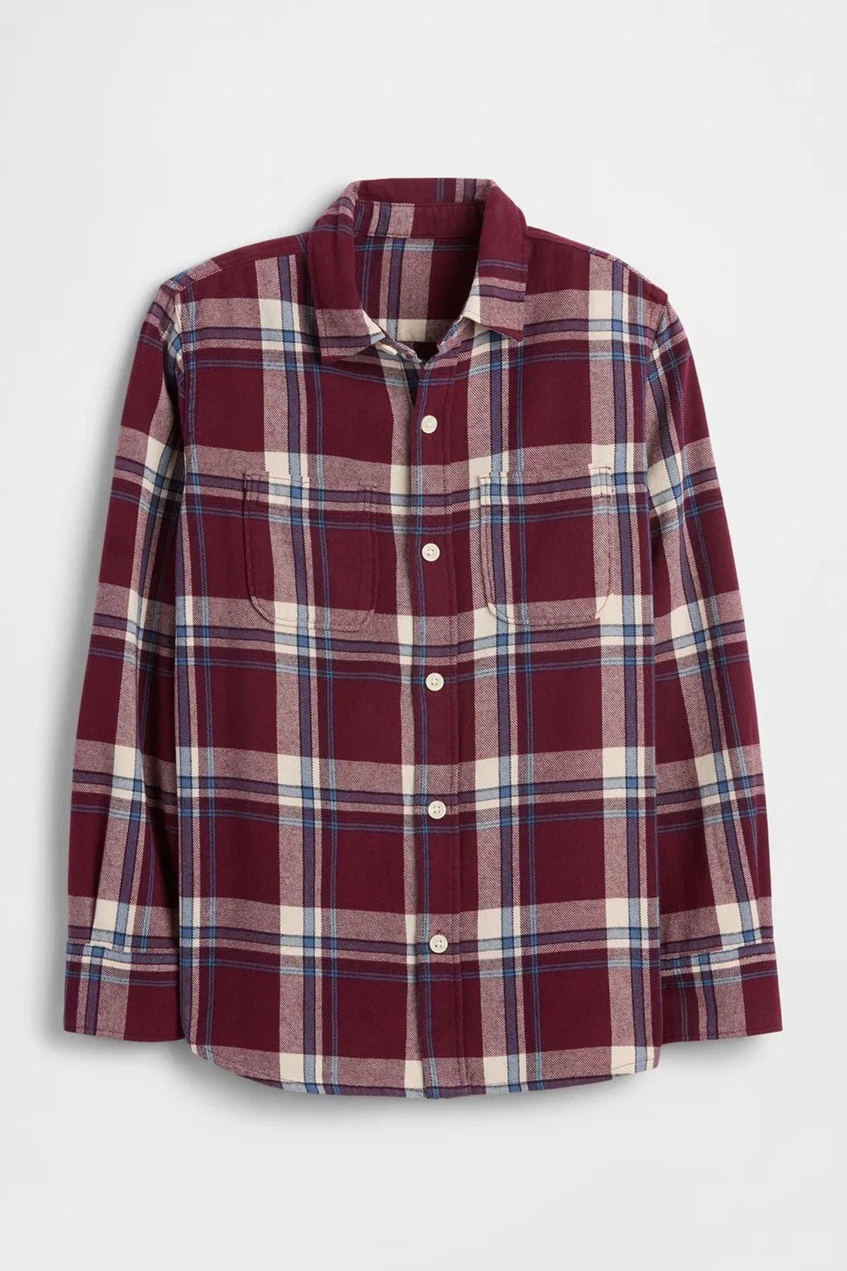 Gap V-Ls Flannel Çocuk Gömlek 796569000 Kırmızı