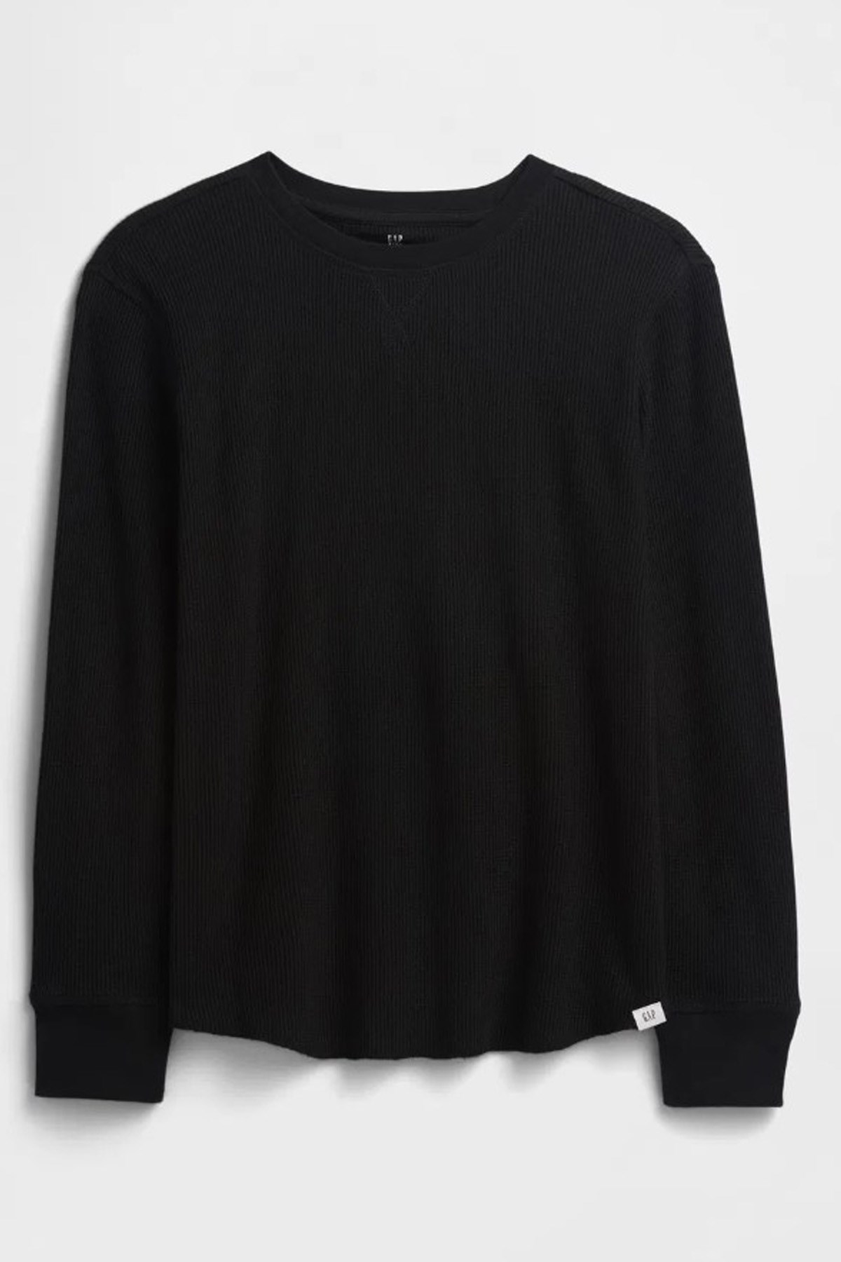 Gap V-Ls Thermal Çocuk Tişört 796857006 Siyah