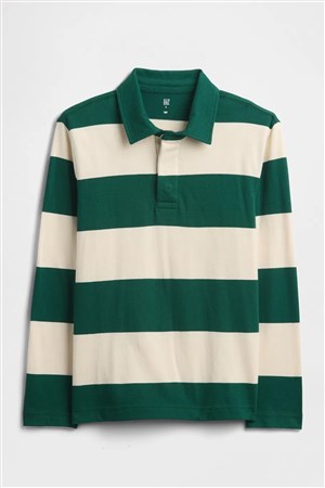 Gap V-Ls Rugby Polo Çocuk Tişört 796859001