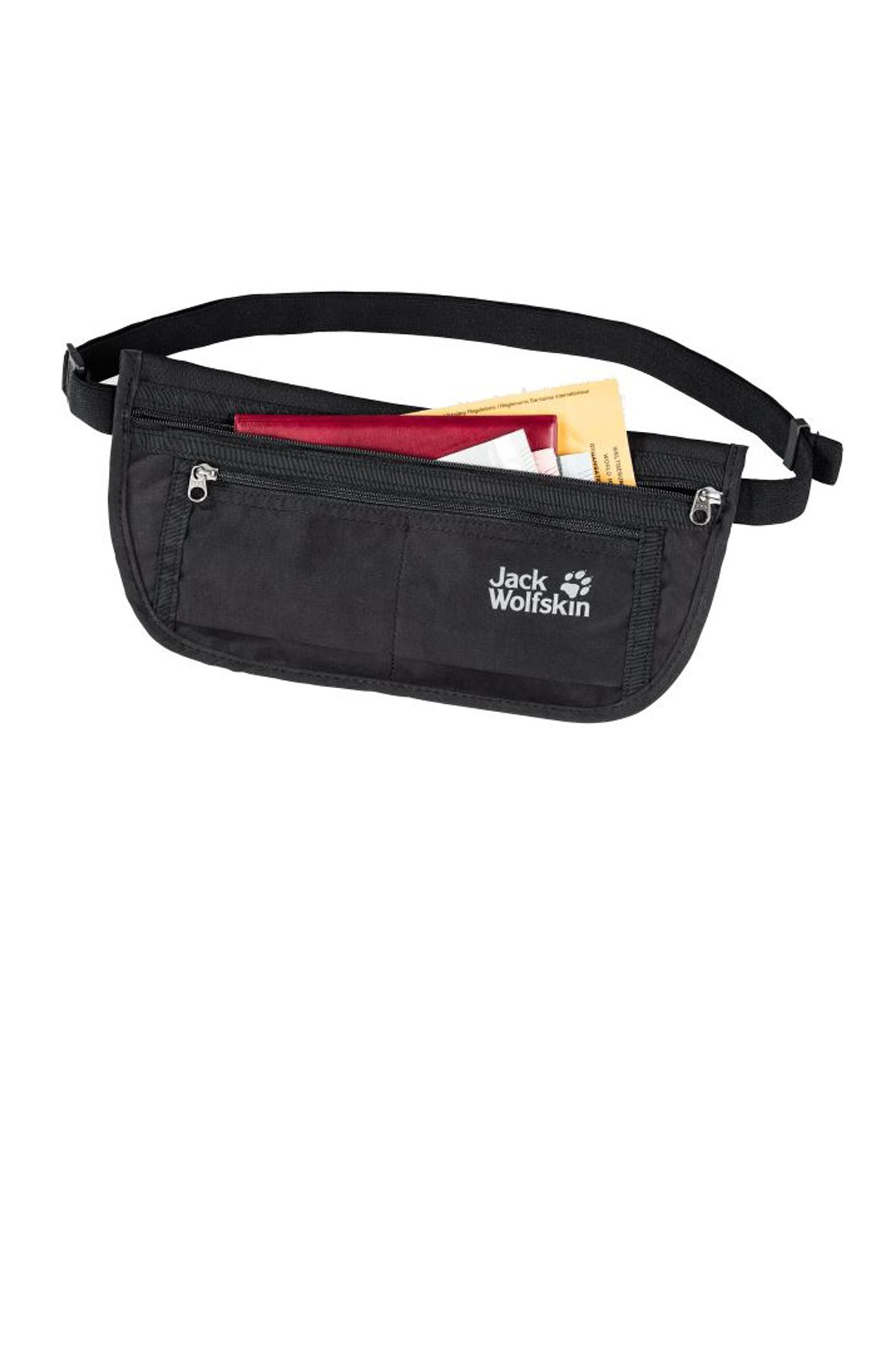Jack Wolfskin Document Belt De luxe Bel Çantası 8006741-6000 Siyah