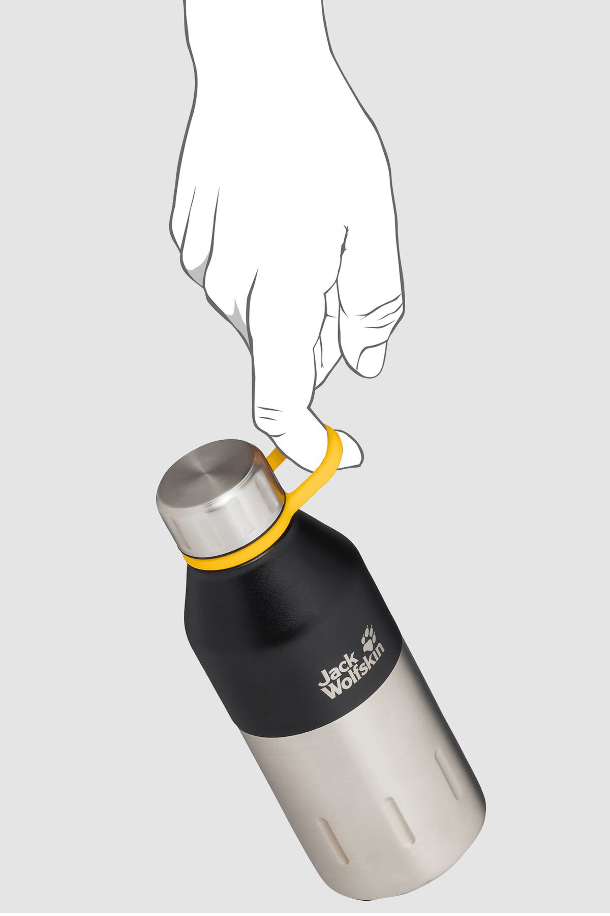 Jack Wolfskin Kole 0.35 Uniseks Termos 8007031-6000 Gri