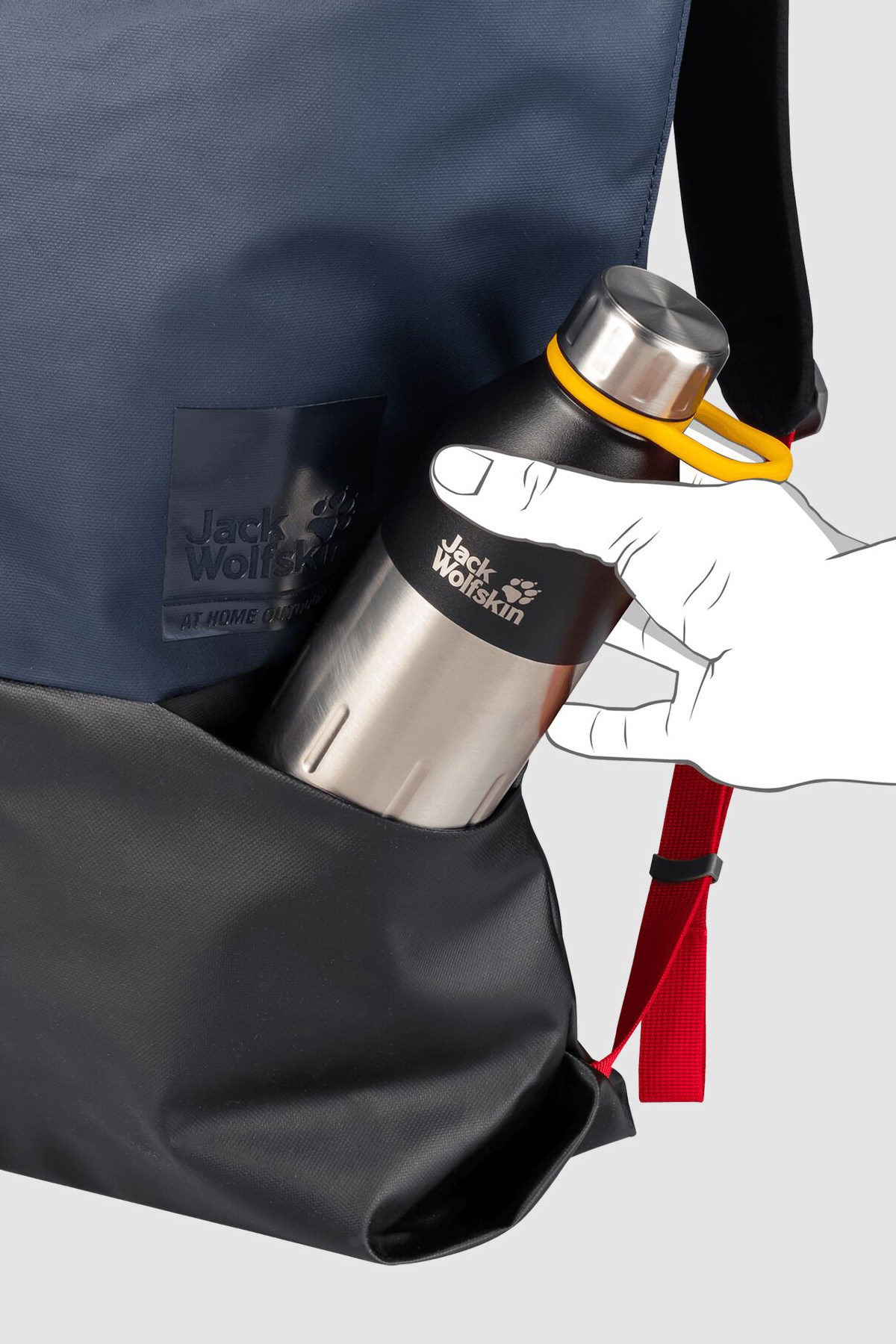 Jack Wolfskin Kole 0.35 Uniseks Termos 8007031-6000 Gri