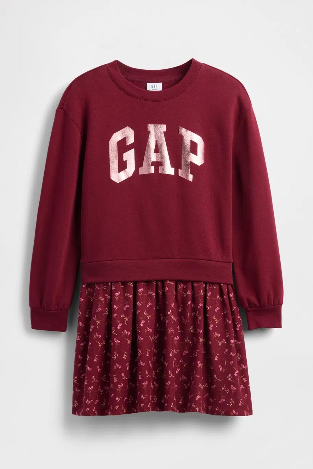Gap V-Frch Logo Çocuk Elbise 824384000 Kırmızı