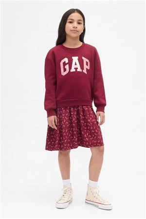 Gap V-Frch Logo Çocuk Elbise 824384000