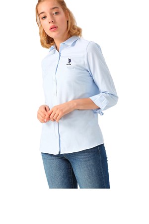 U.S. Polo Assn. Kadın Slim Fit Gömlek 839459