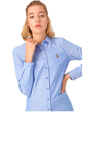 U.S. Polo Assn. Kadın Slim Fit Gömlek 839480