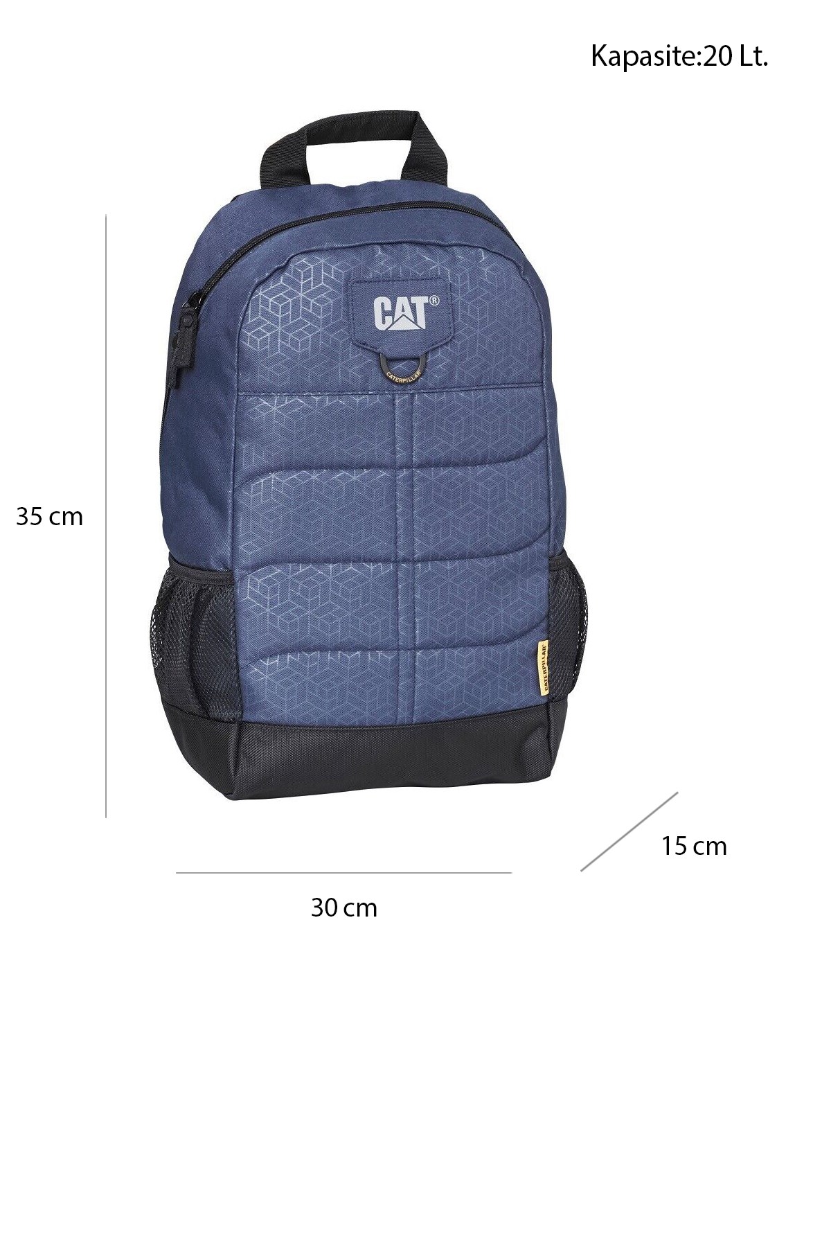 Caterpillar Unisex Sırt Çantası 20 L 84056-504 Lacivert