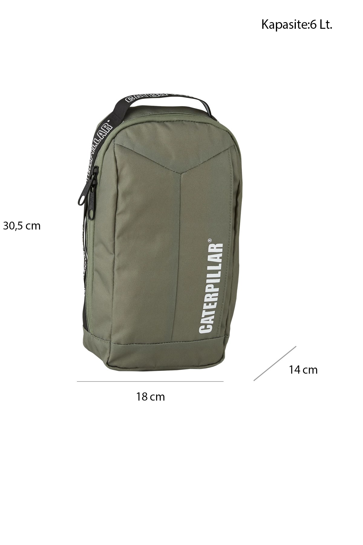 Caterpillar Unisex Çapraz Omuz  Çantası 6 L 84355-351 Haki