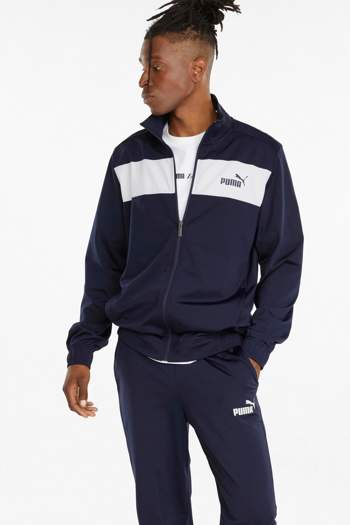 Puma Poly Suit CL Erkek Eşofman Takımı 84584406 Lacivert