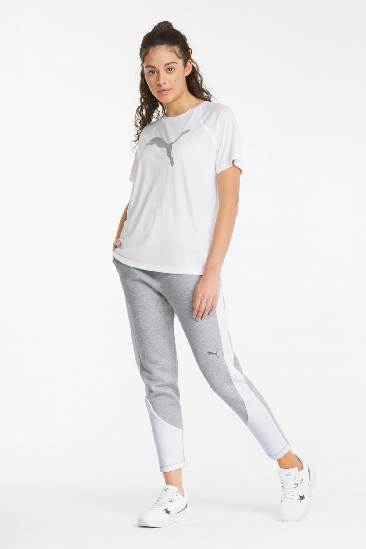 Puma Evostripe Kadın Eşofman Altı 84707604 Gri