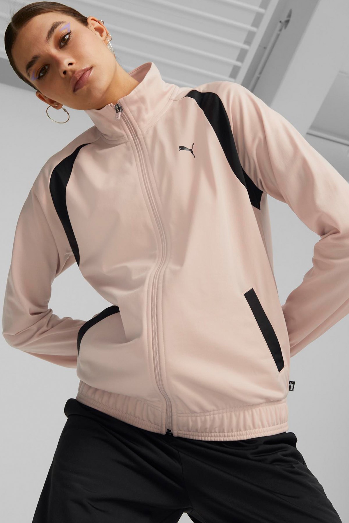 Puma Classic Tricot Suit Op Kadın Eşofman Takımı 84713047 Pembe