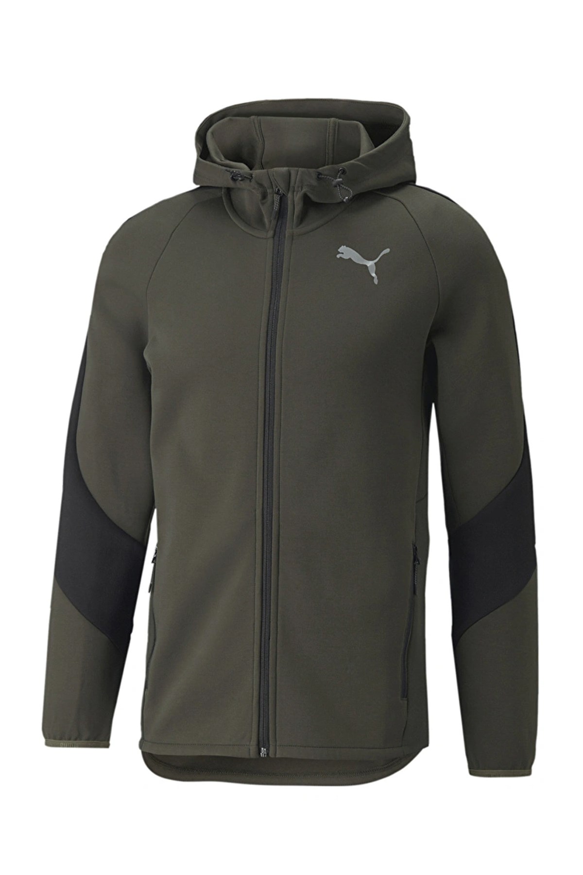 Puma Evostripe Full-Zip Erkek Fermuarlı Sweat 84740170 Antrasit