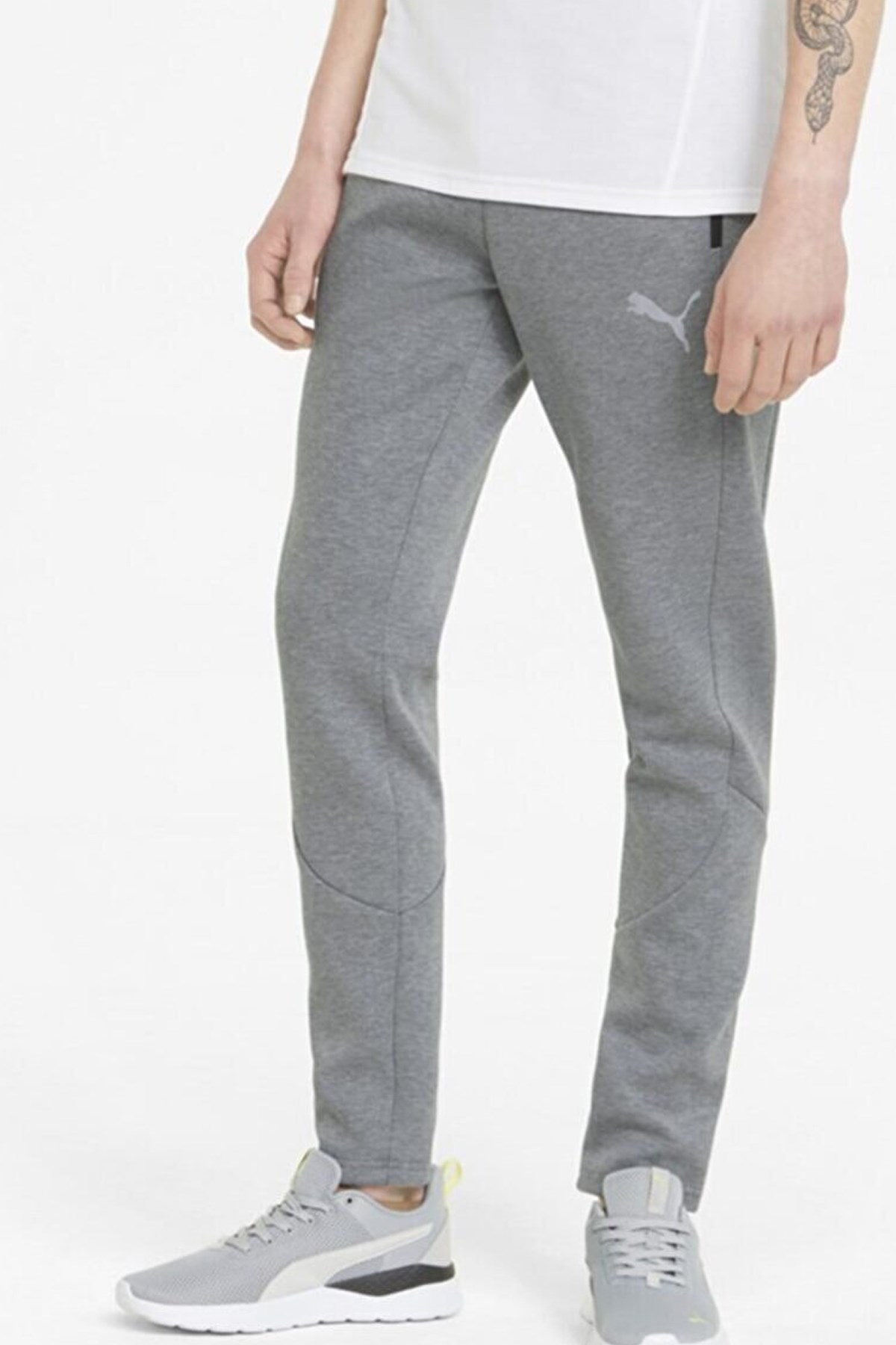 Puma Evostripe Erkek Eşofmanaltı 84740403 Gri