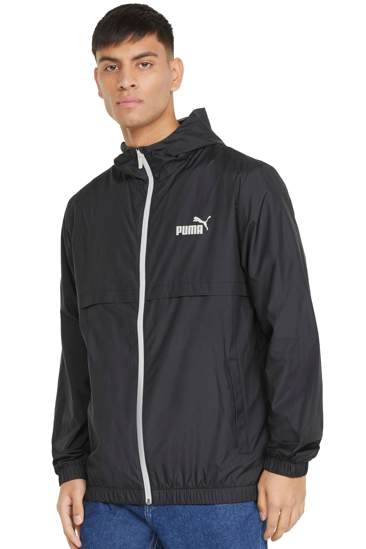 Puma Ess Solid Erkek Rüzgarlık 84748401 Siyah