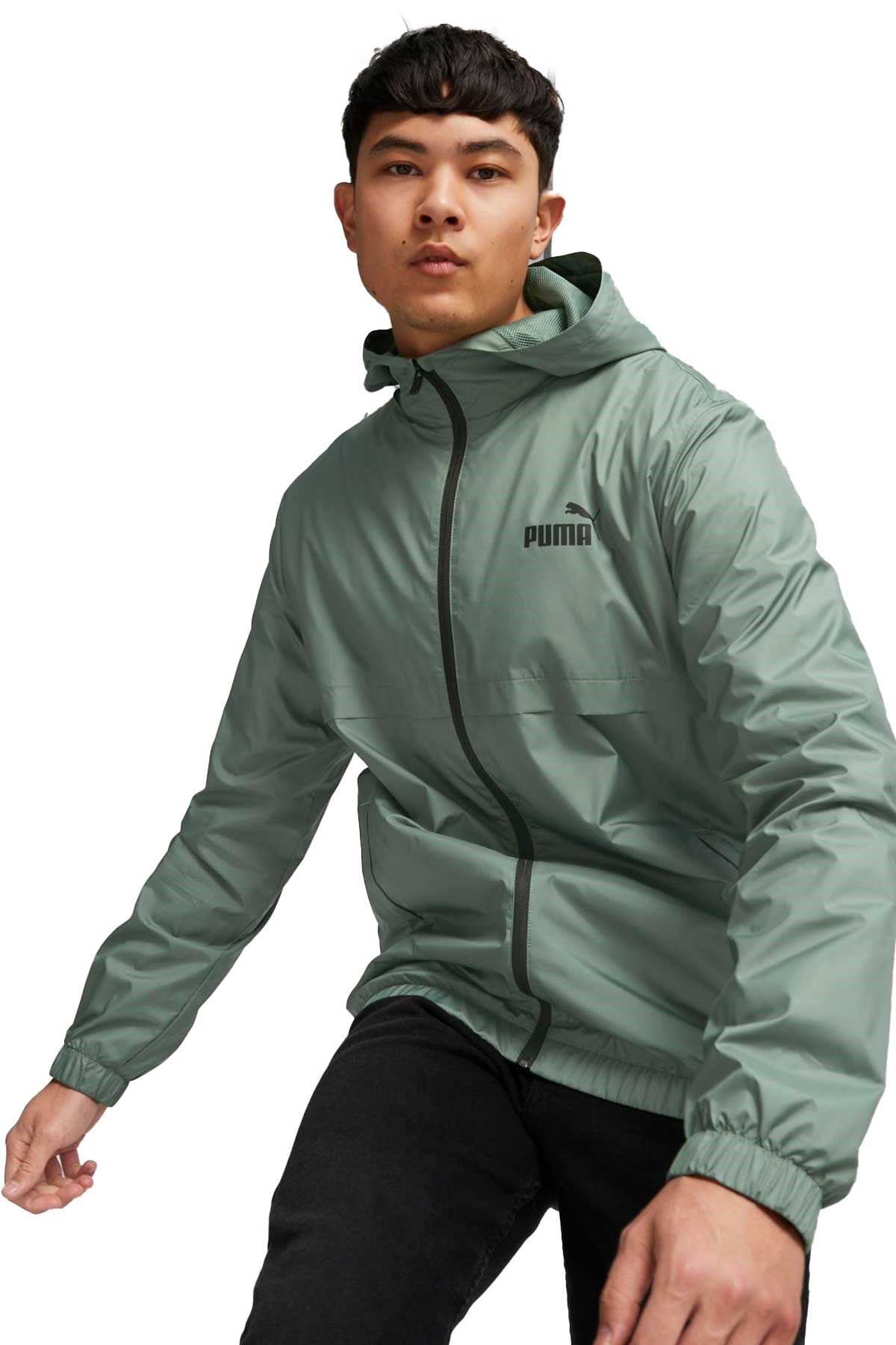 Puma Ess Solid Erkek Rüzgarlık 84748444 Yeşil