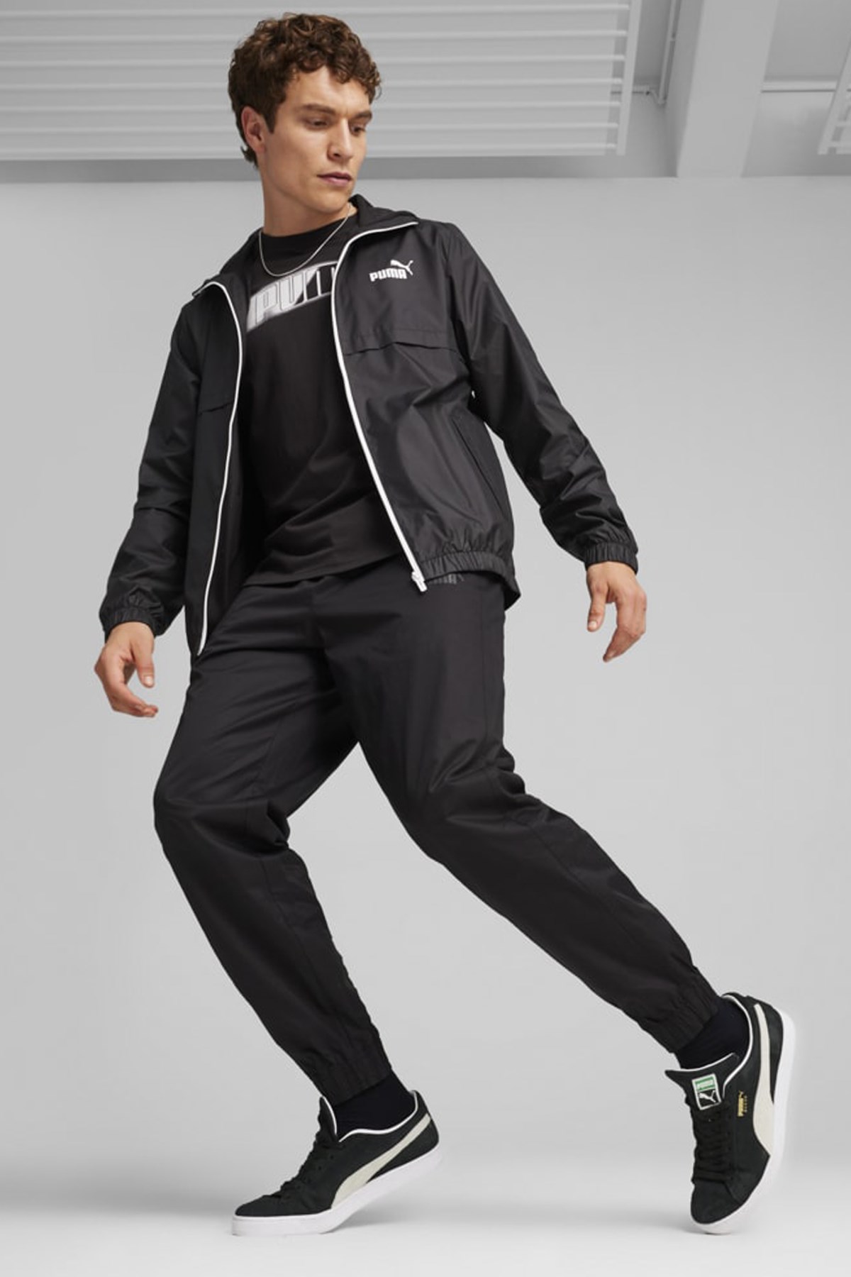 Puma Ess Solid Erkek Rüzgarlık 84748452 Siyah