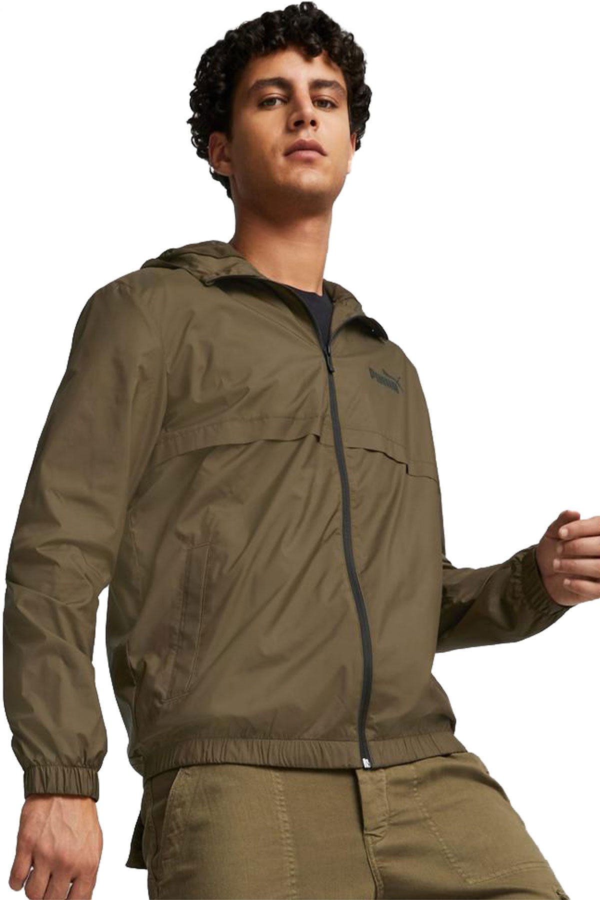 Puma Ess Solid Erkek Rüzgarlık 84748462 Yeşil