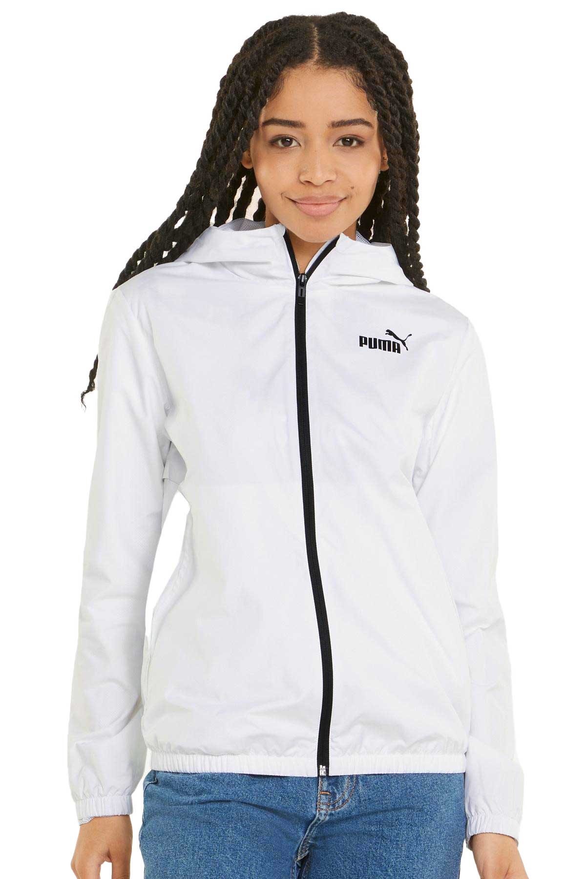 Puma ESS Solid Kadın Rüzgarlık 84749402 Beyaz