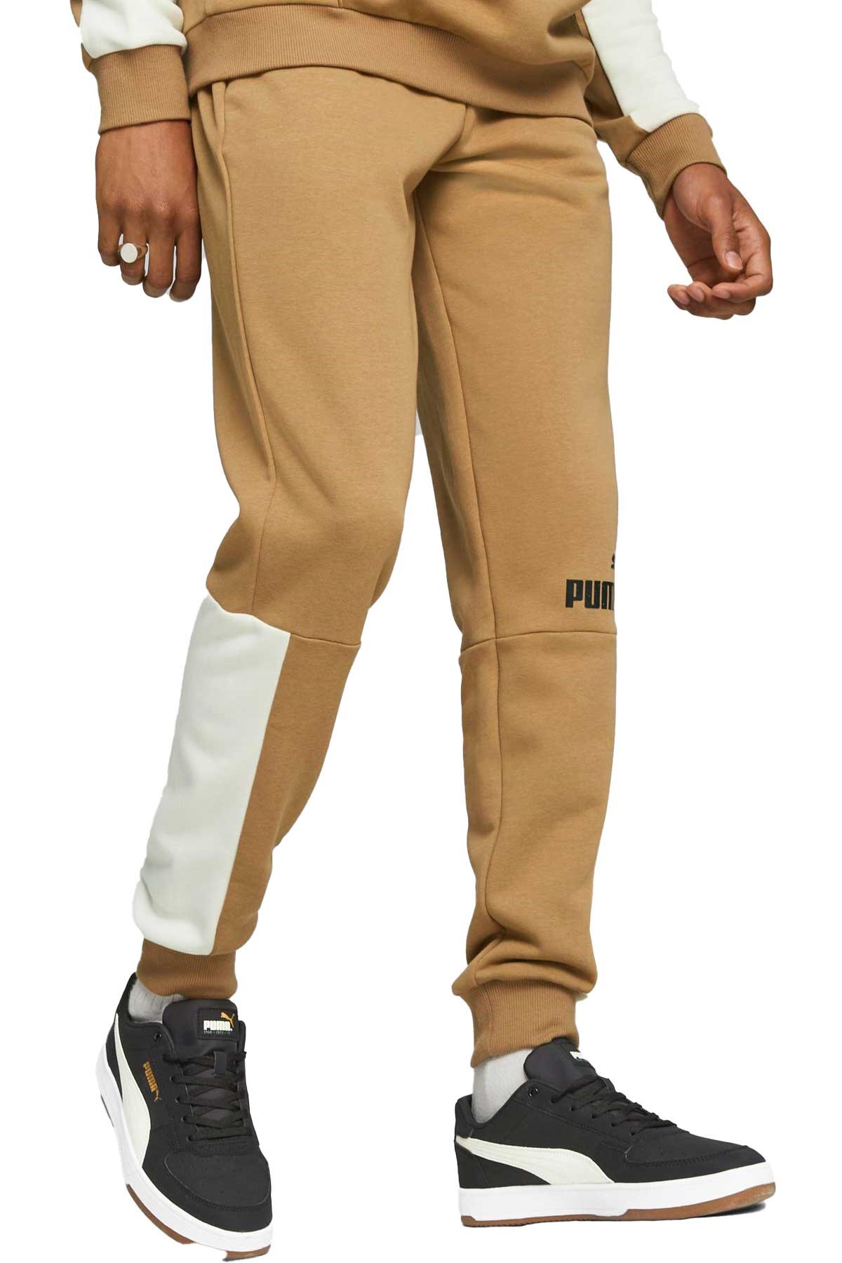 Puma Ess+ Block Erkek Eşofman Altı 84800785 Bej