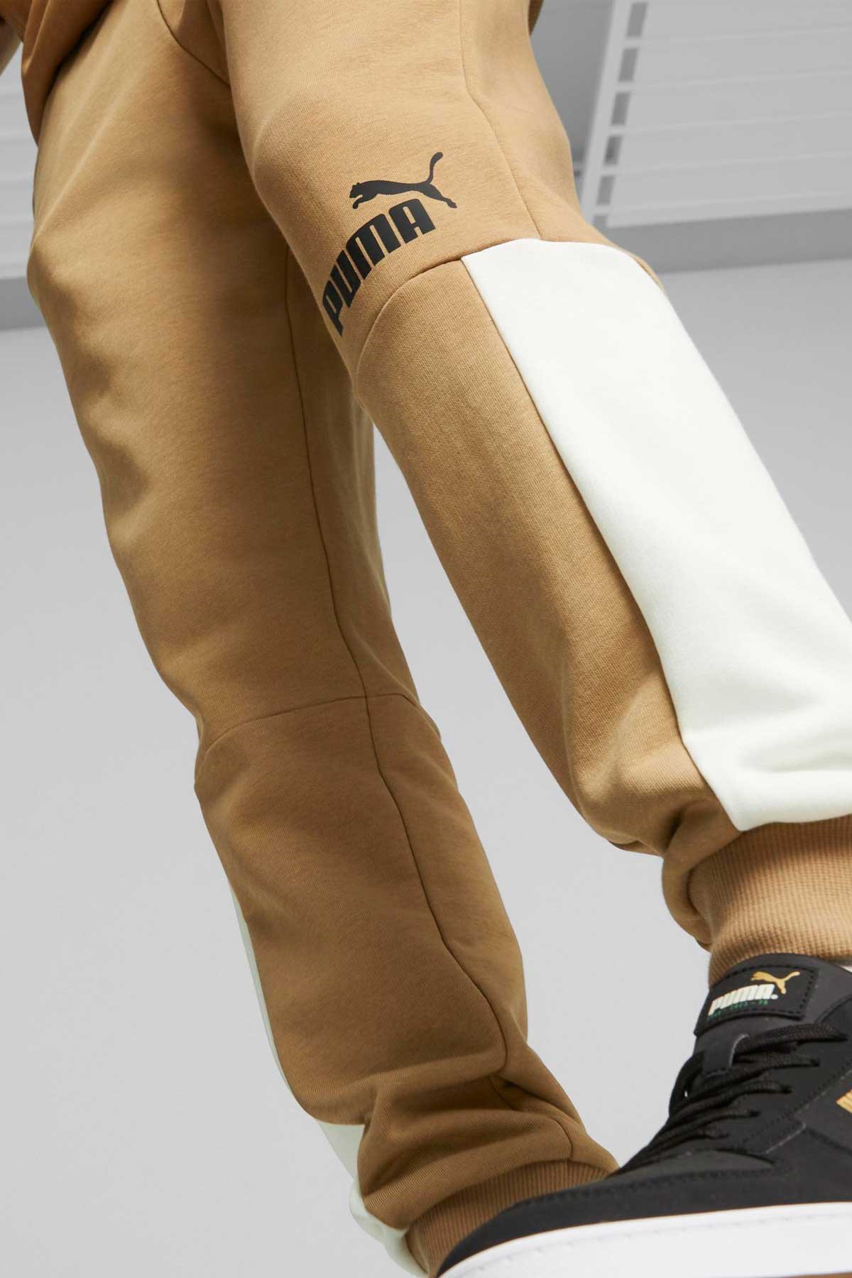 Puma Ess+ Block Erkek Eşofman Altı 84800785 Bej