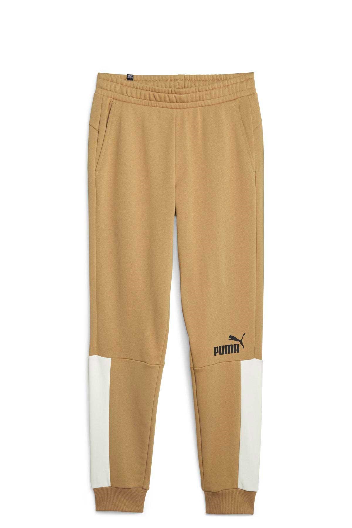 Puma Ess+ Block Erkek Eşofman Altı 84800785 Bej