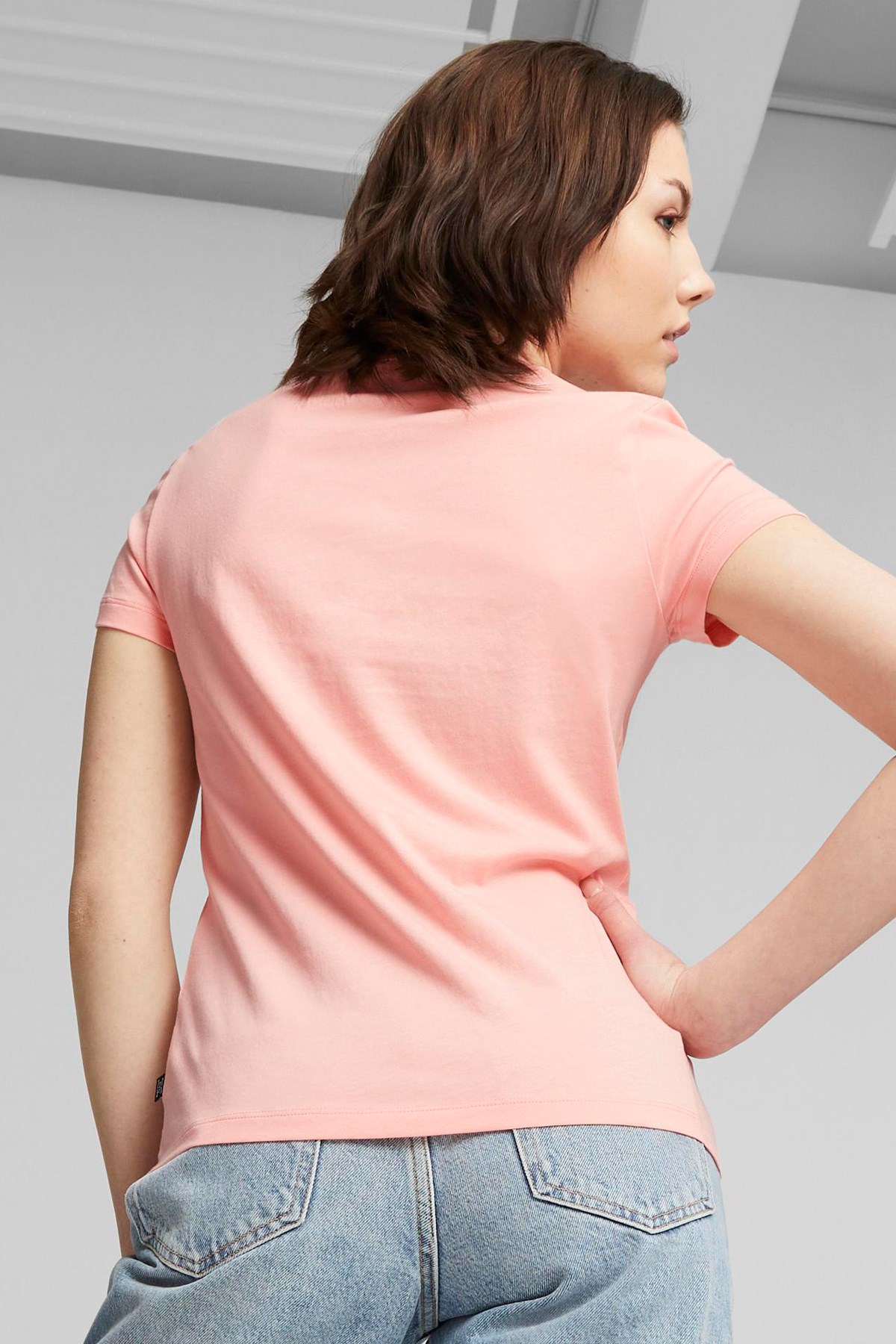 Puma Ess+ Kadın Tişört 84830365 Pembe