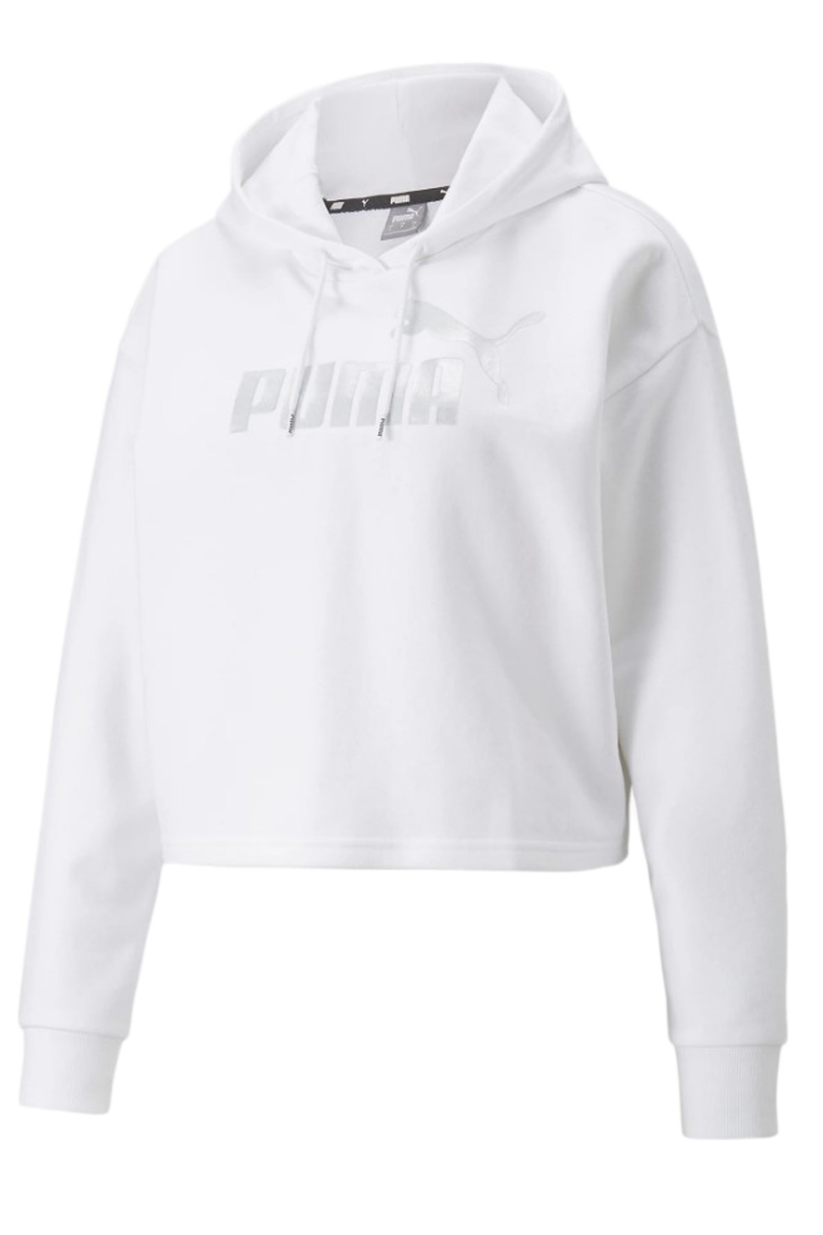 Puma Ess Kadın Crop Sweatshirt 84830502 Beyaz