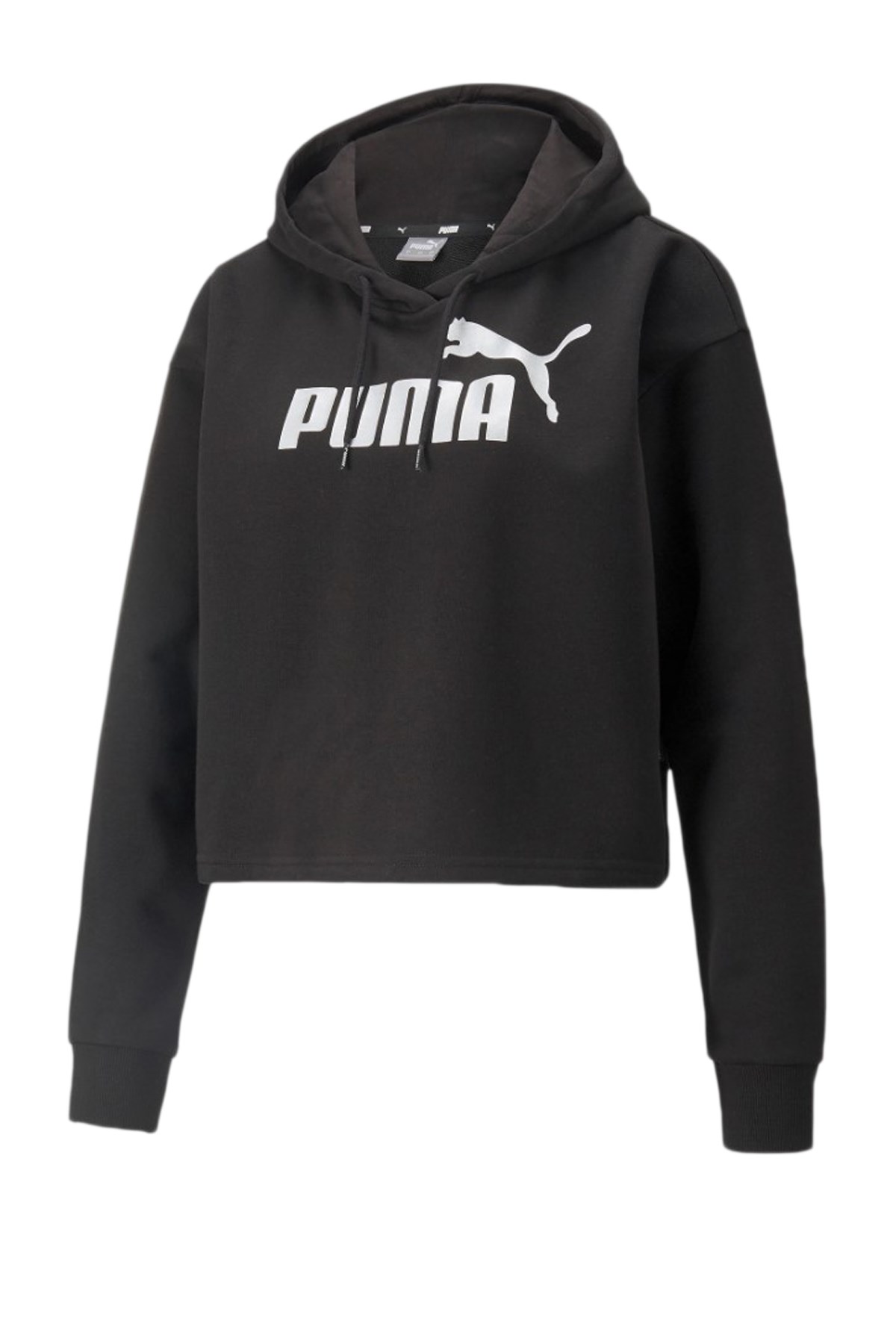 Puma Ess Kadın Crop Sweatshirt 84830551 Siyah
