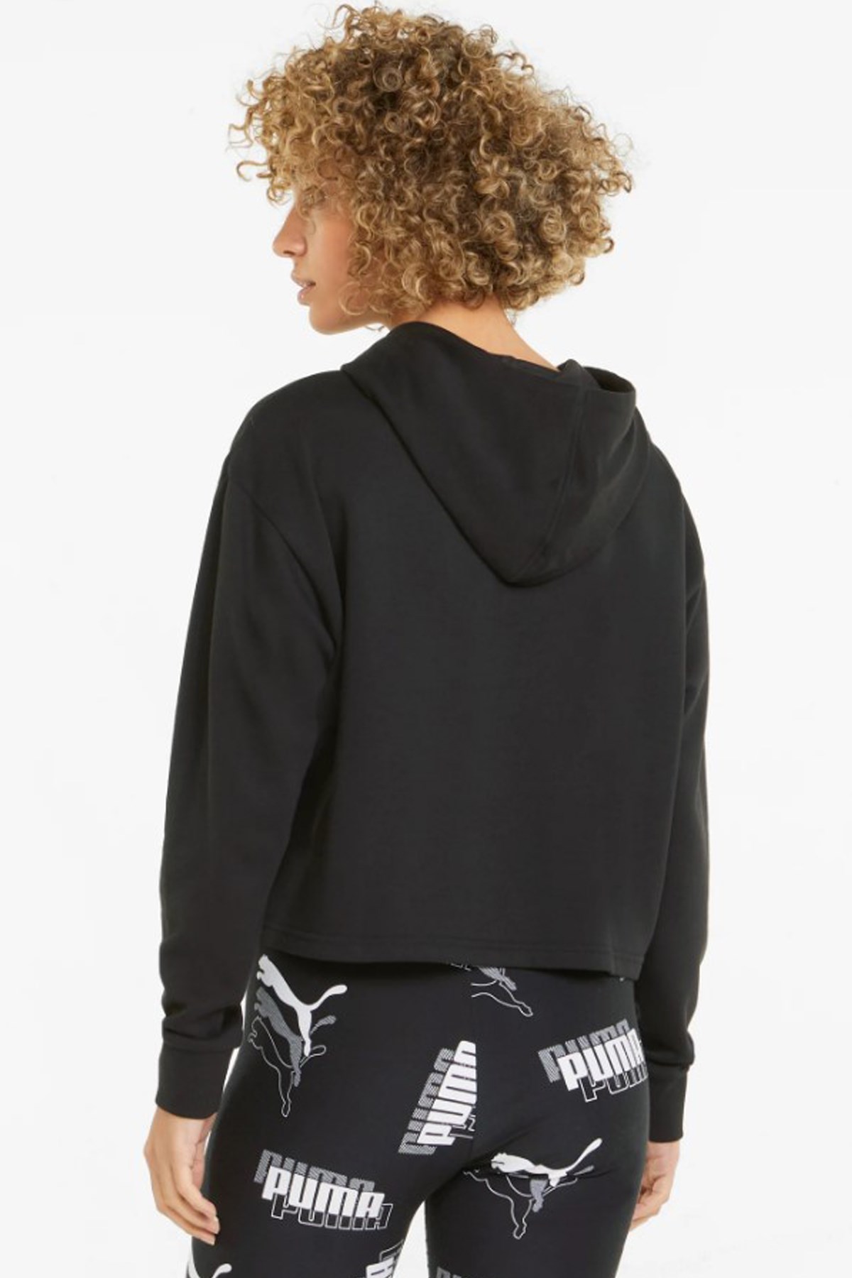 Puma Ess Kadın Crop Sweatshirt 84830551 Siyah
