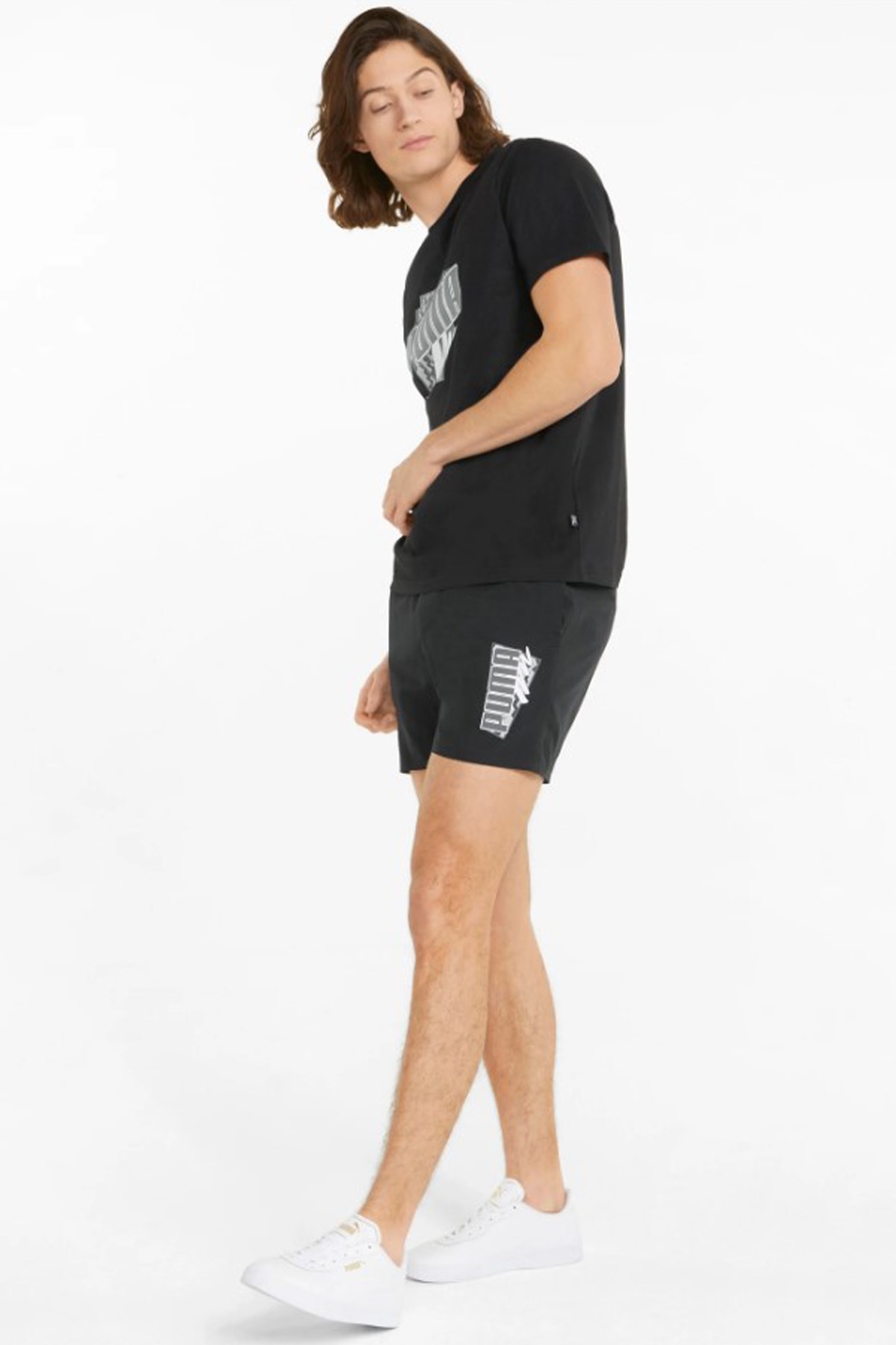Puma Summer Erkek Tişört 84857601 Siyah