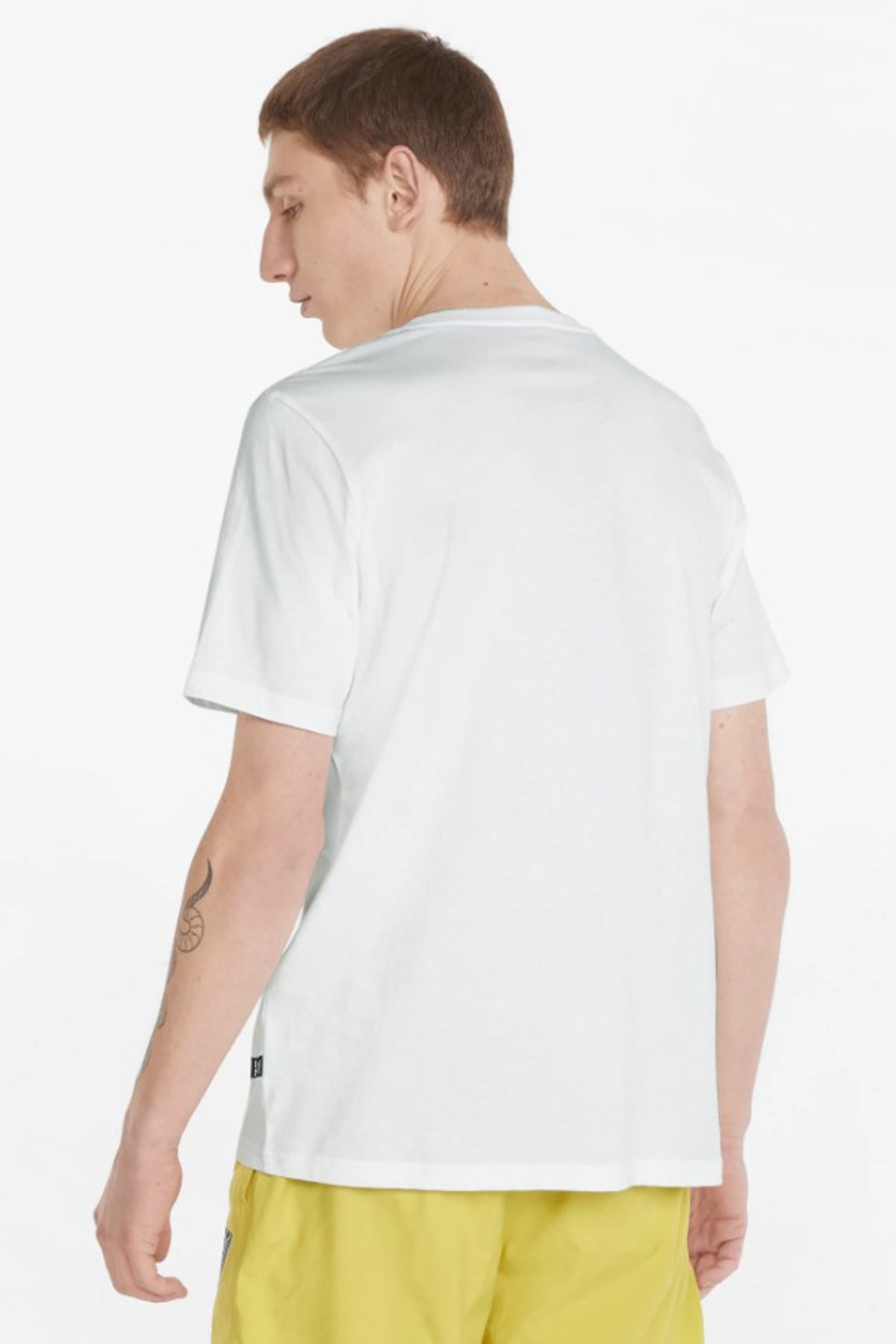 Puma Summer Erkek Tişört 84857602 Beyaz