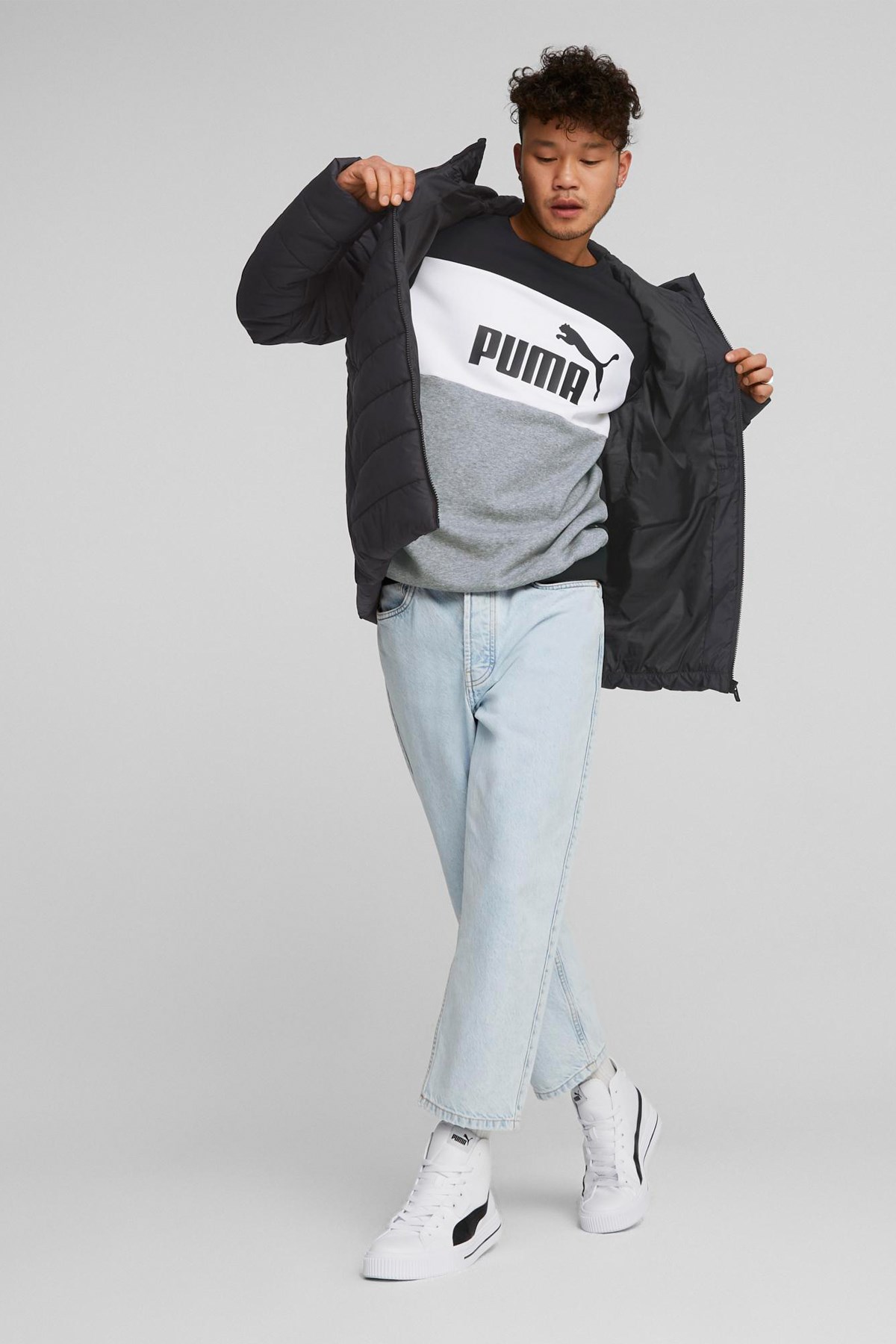 Puma Ess Hooded Erkek Şişme Mont 84893801 Siyah