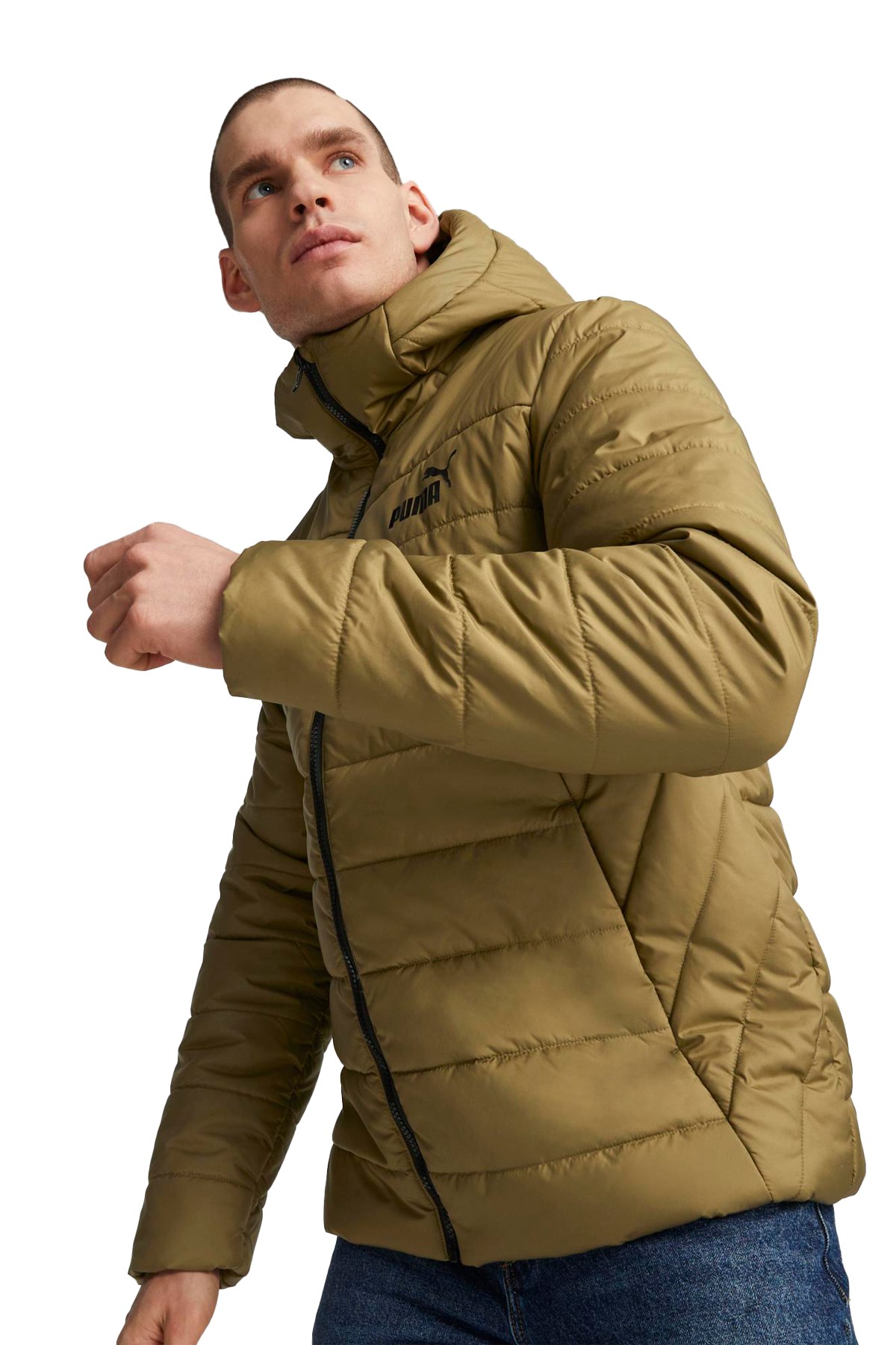 Puma Ess Hooded Erkek Mont 84893893 Kahverengi